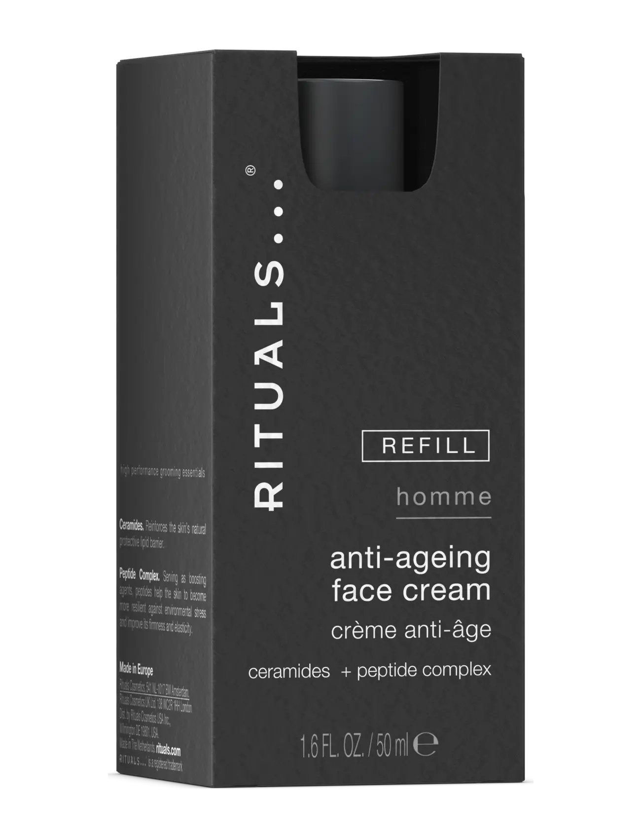 Rituals - Homme Anti-Ageing Face Cream Refill - fuktkrämer - no color - 3