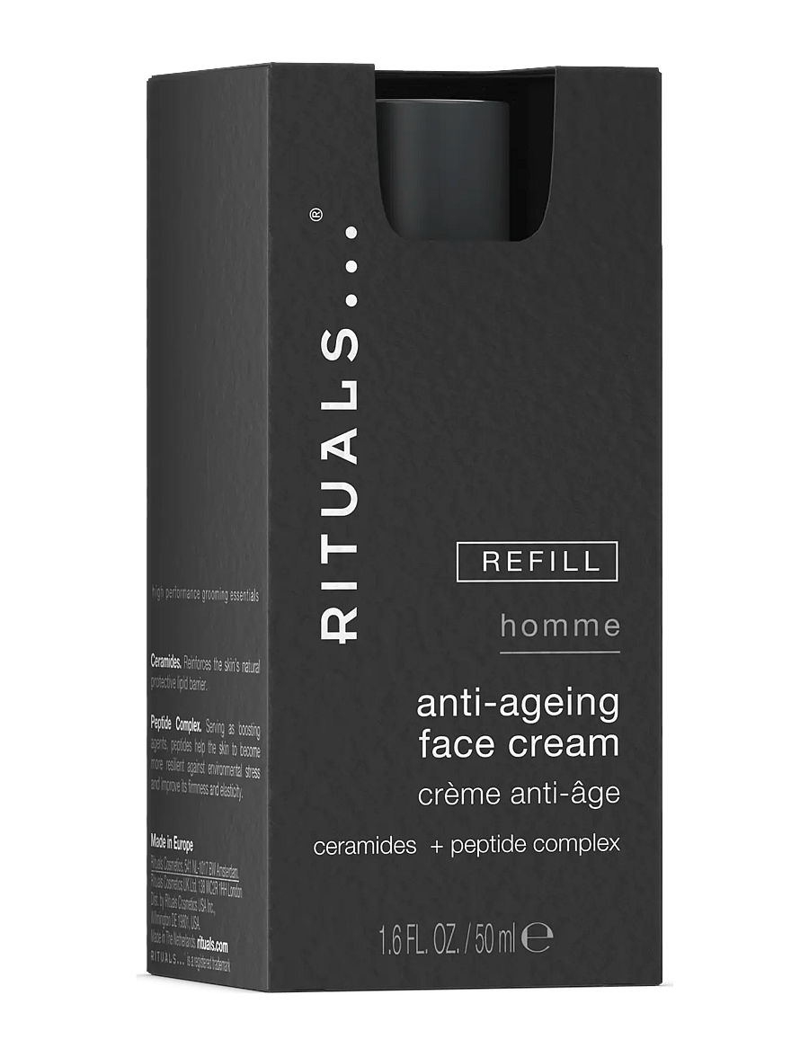 Rituals - Homme Anti-Ageing Face Cream Refill - fuktkrämer - no color - 3