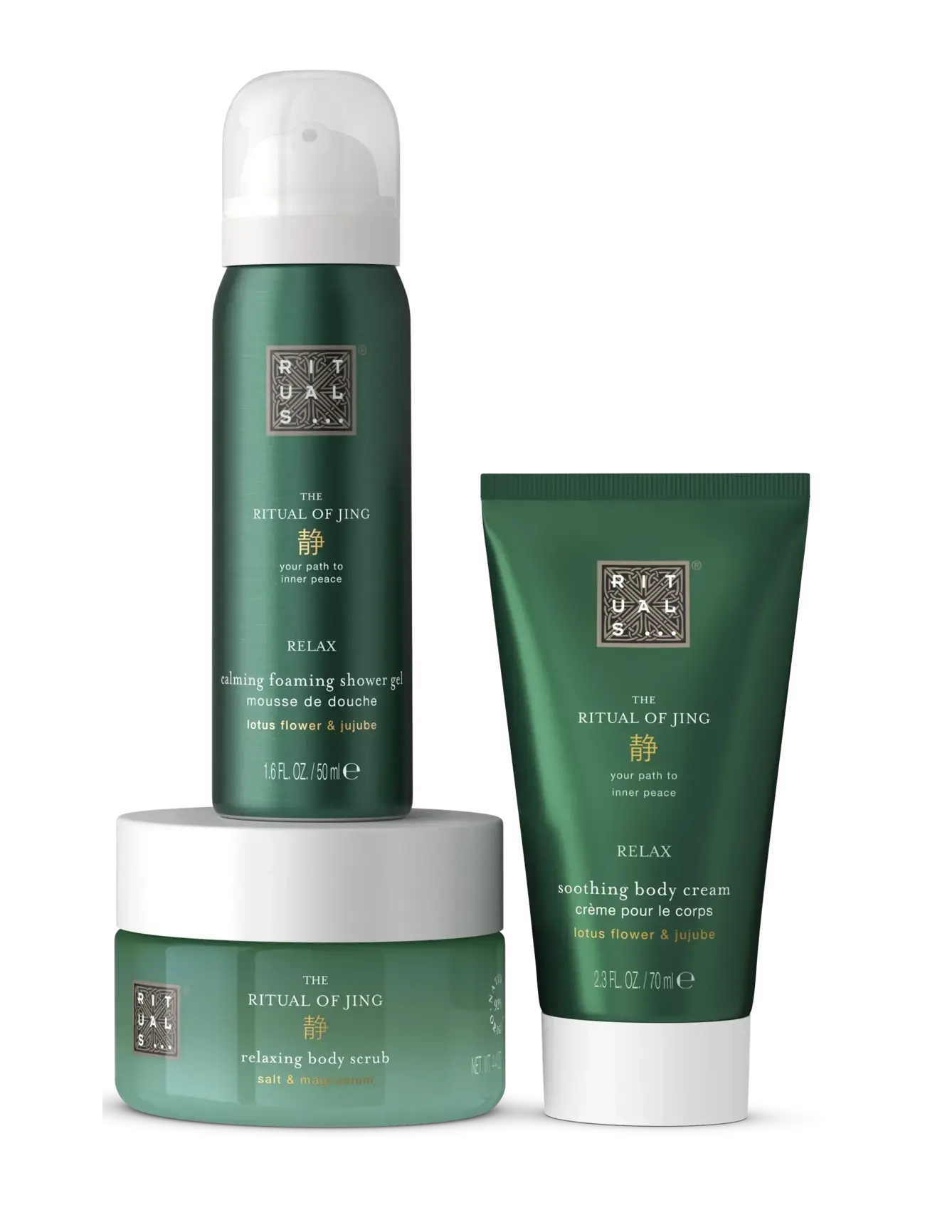 Rituals The Ritual Of Jing Trial Set, Bath & Body Sæt, Nude, Str: ONE SIZE