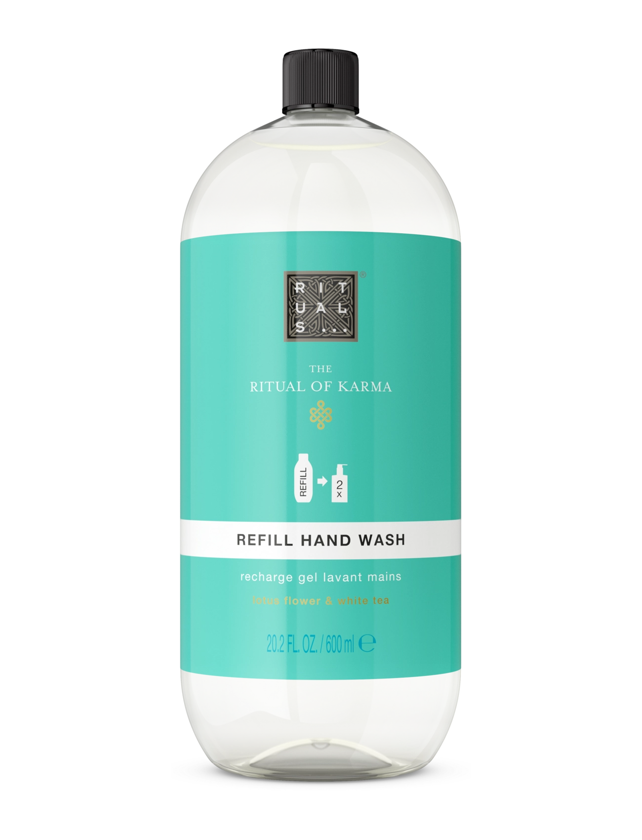 Rituals The Ritual Of Karma Hand Wash Refill 600Ml, Flydende håndsæbe, Nude, Str: 600 ML