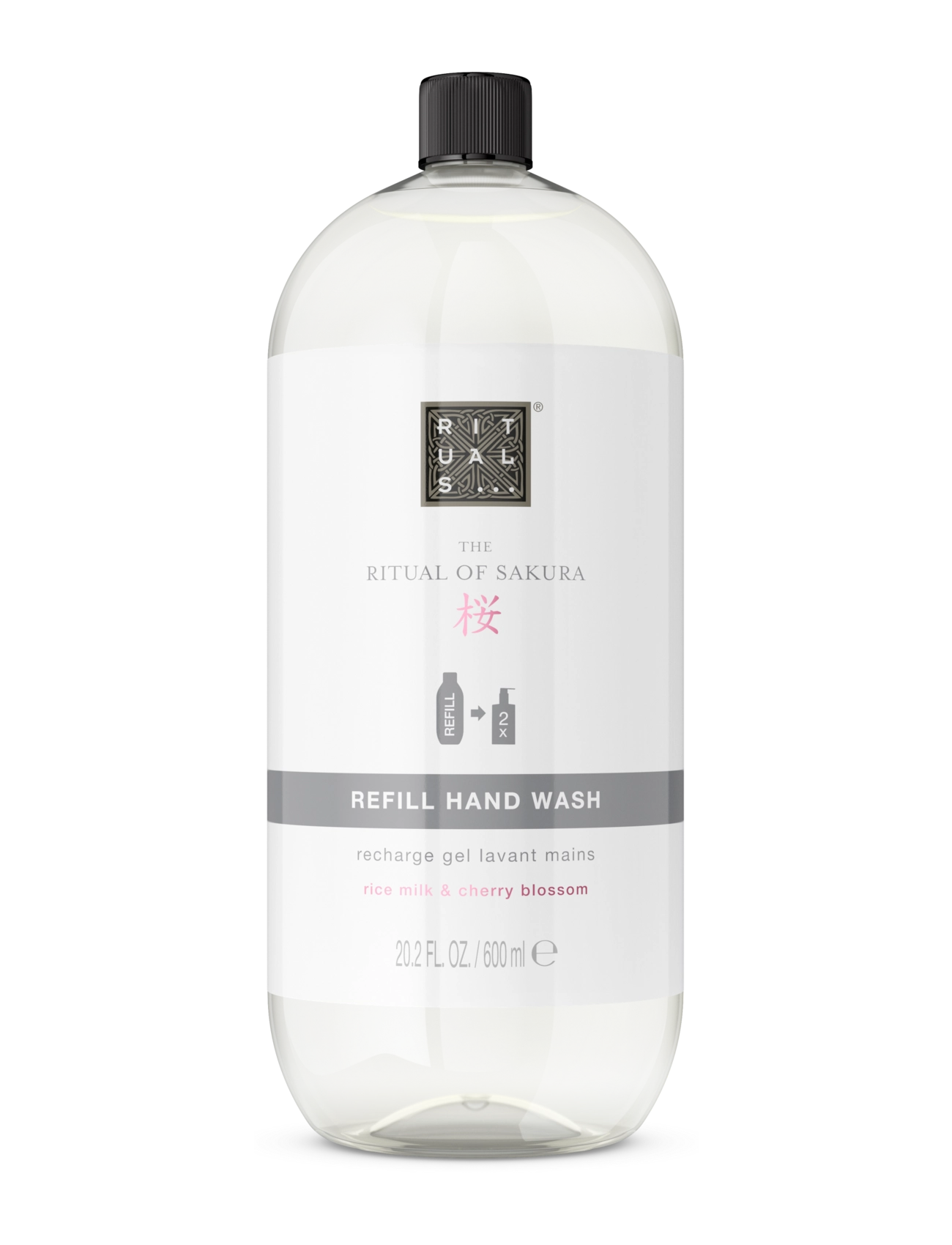 Rituals The Ritual Of Sakura Hand Wash Refill 600Ml, Flydende håndsæbe, Nude, Str: 600 ML