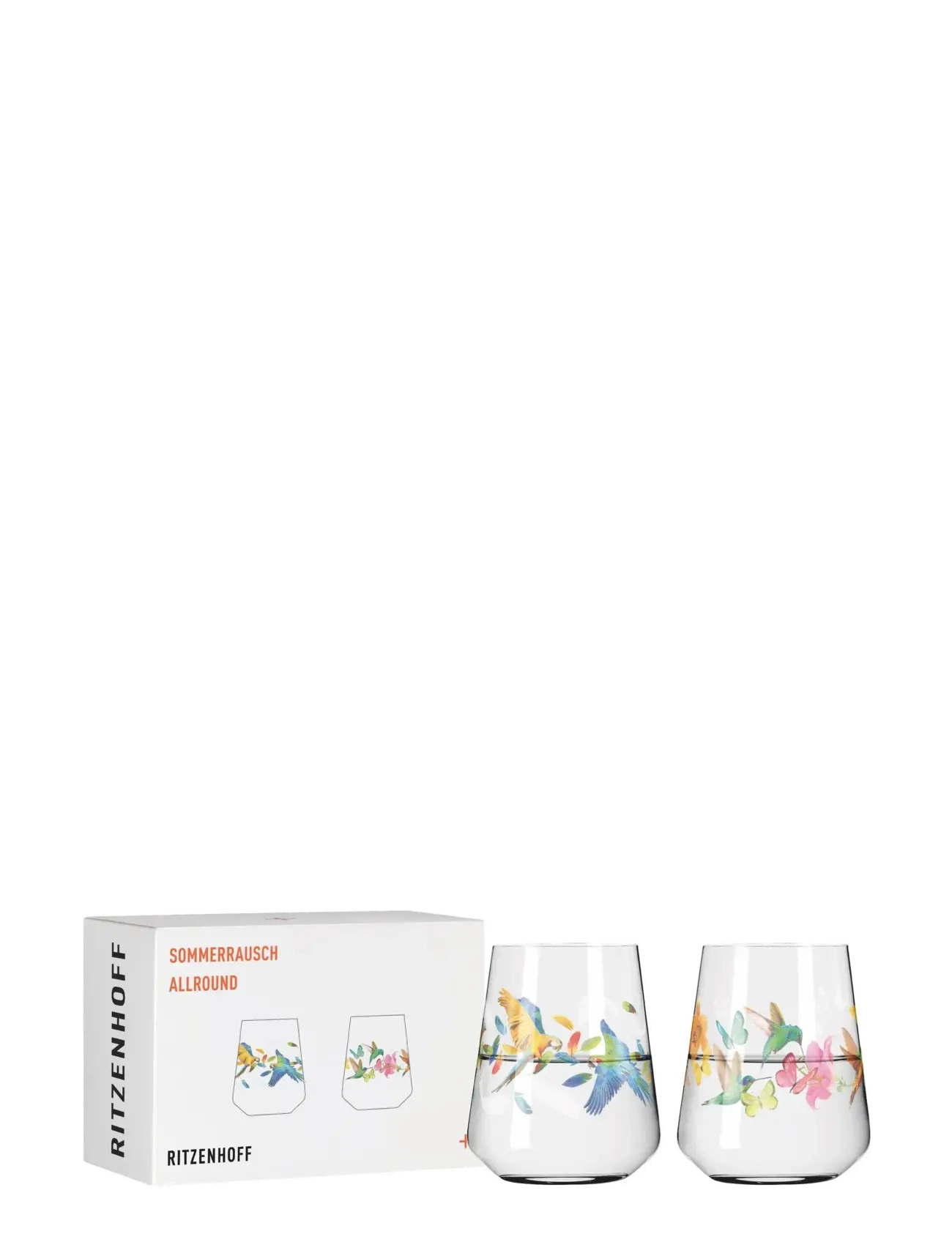 Ritzenhoff - Sommerrausch Waterglass 2-pack - trinkgläser - multi - 1