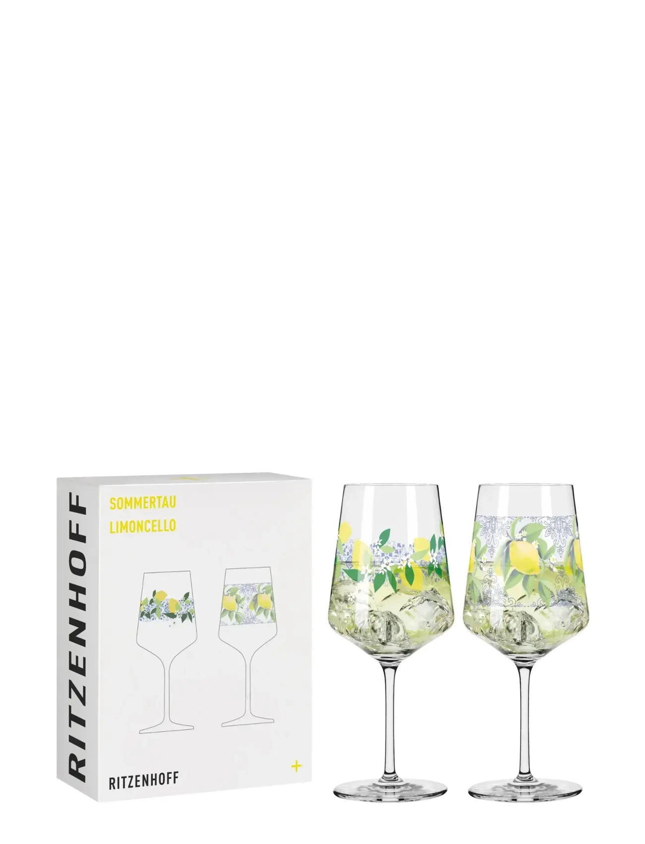 Ritzenhoff - Sommertau Wineglass 2-p Limoncello - hvidvinsglas - limoncello - 1