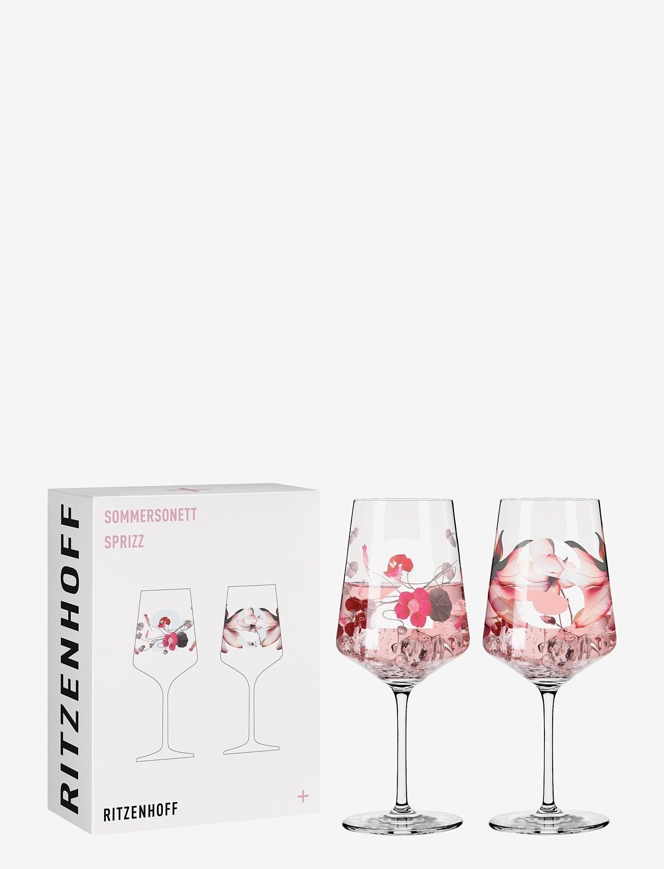 Ritzenhoff - Sommersonett Wineglass 2-pack - white wine glasses - multi - 3
