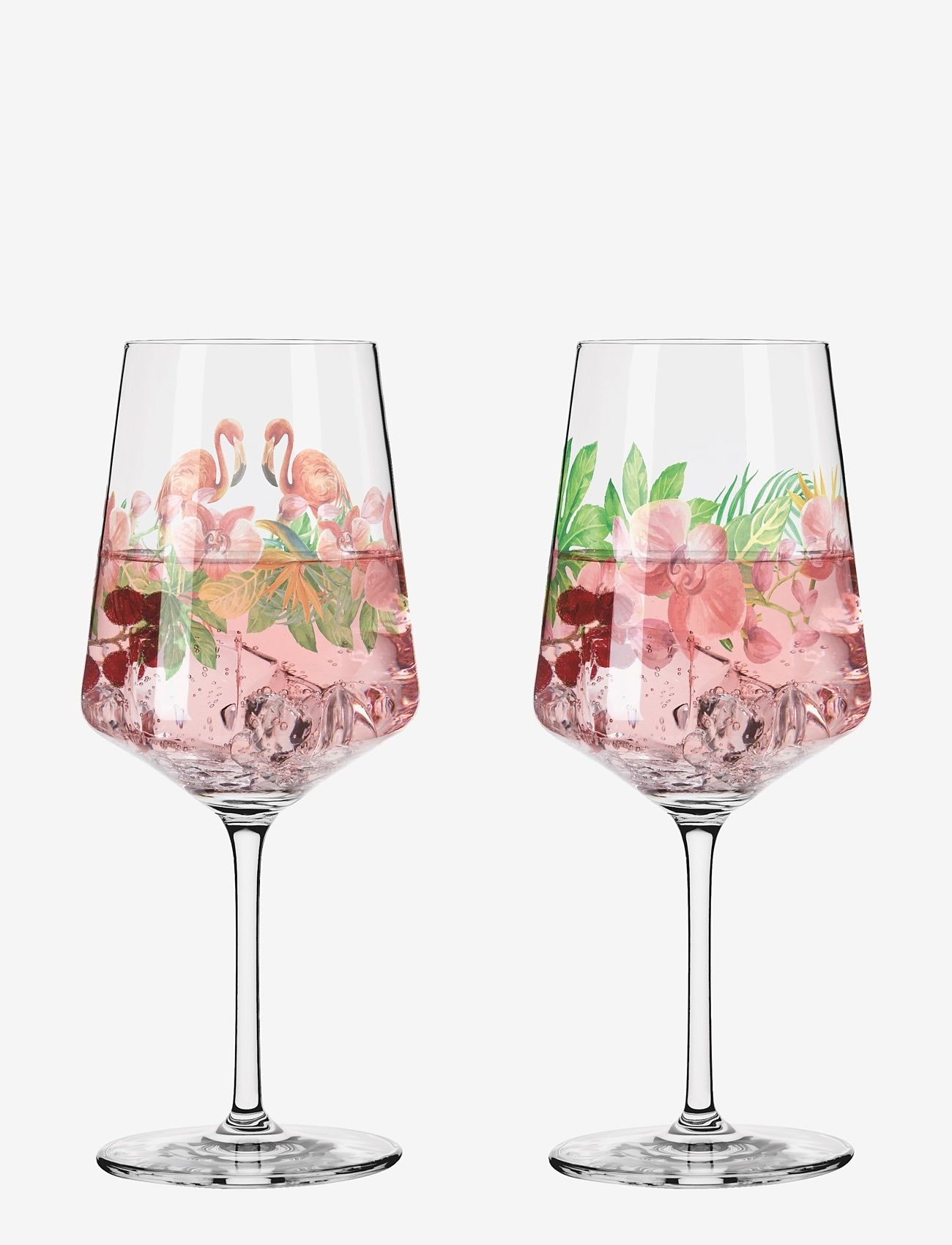 Ritzenhoff Sommersonett Vinglas Nr. 9 Og 10, Hvid Vinglases, Nude, Str: 54.4 CL