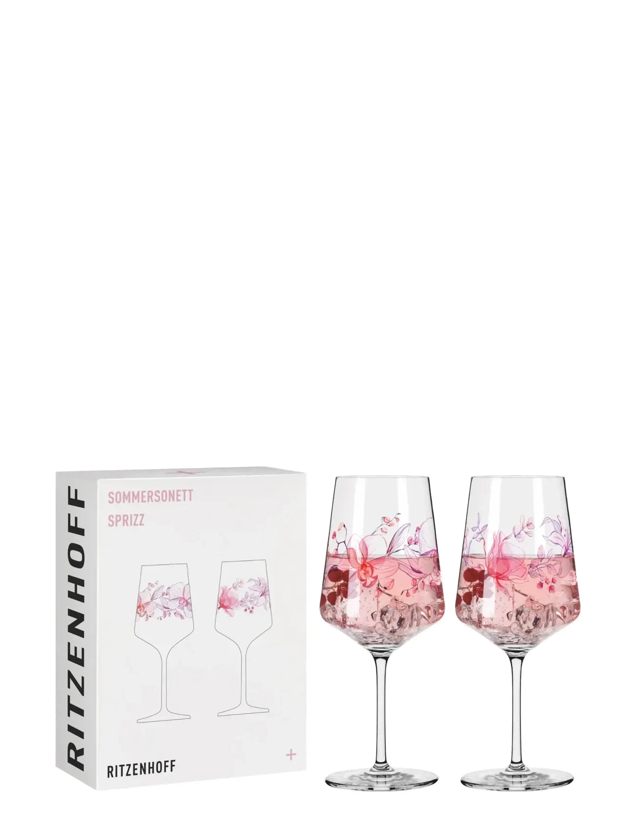 Ritzenhoff - Sommersonett Wineglass 2-pack - white wine glasses - multi - 2