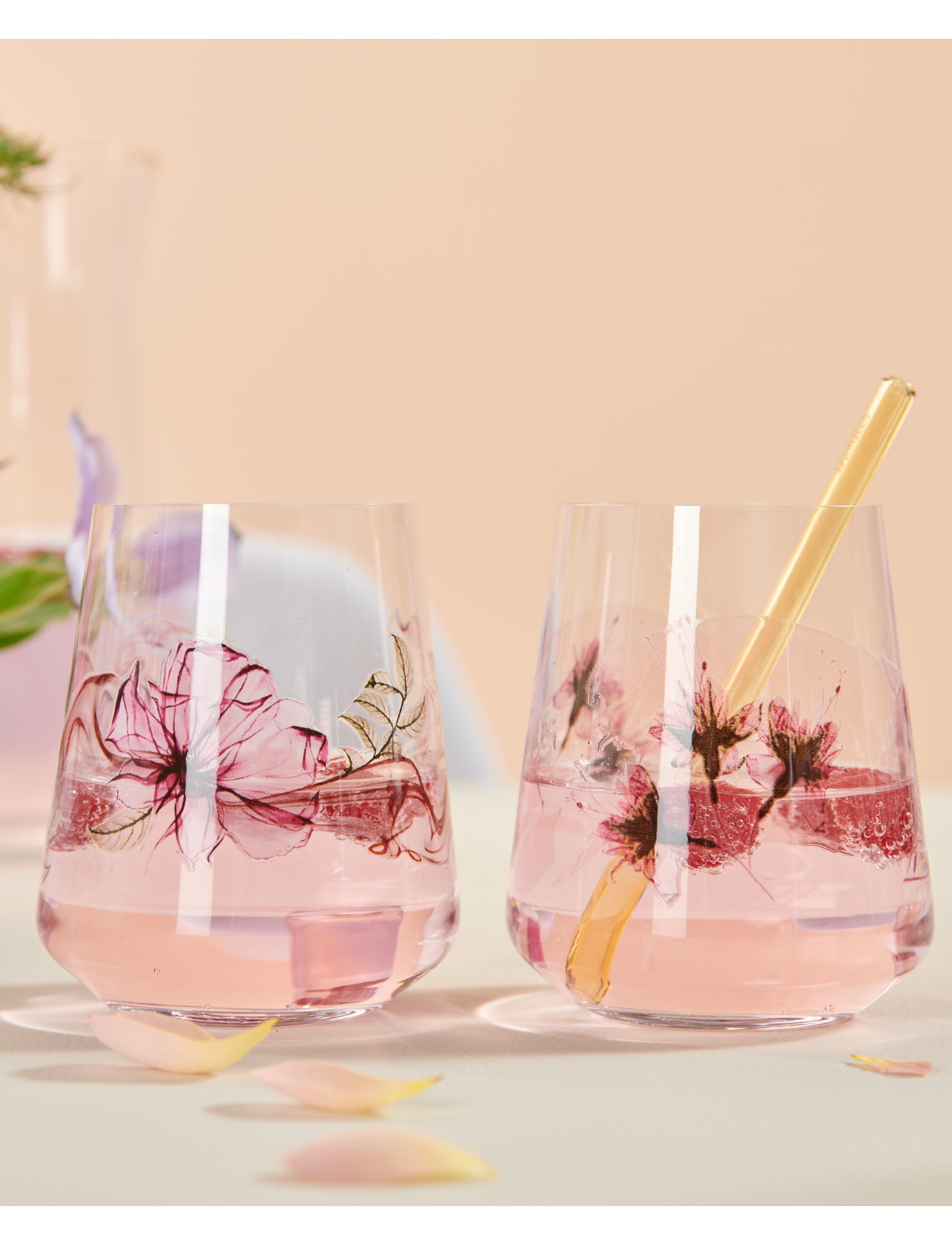 Ritzenhoff Sommersonett Vandglas, 2 Stk., 50 CL, Nude, Glas > Drikkeglas, Unisex