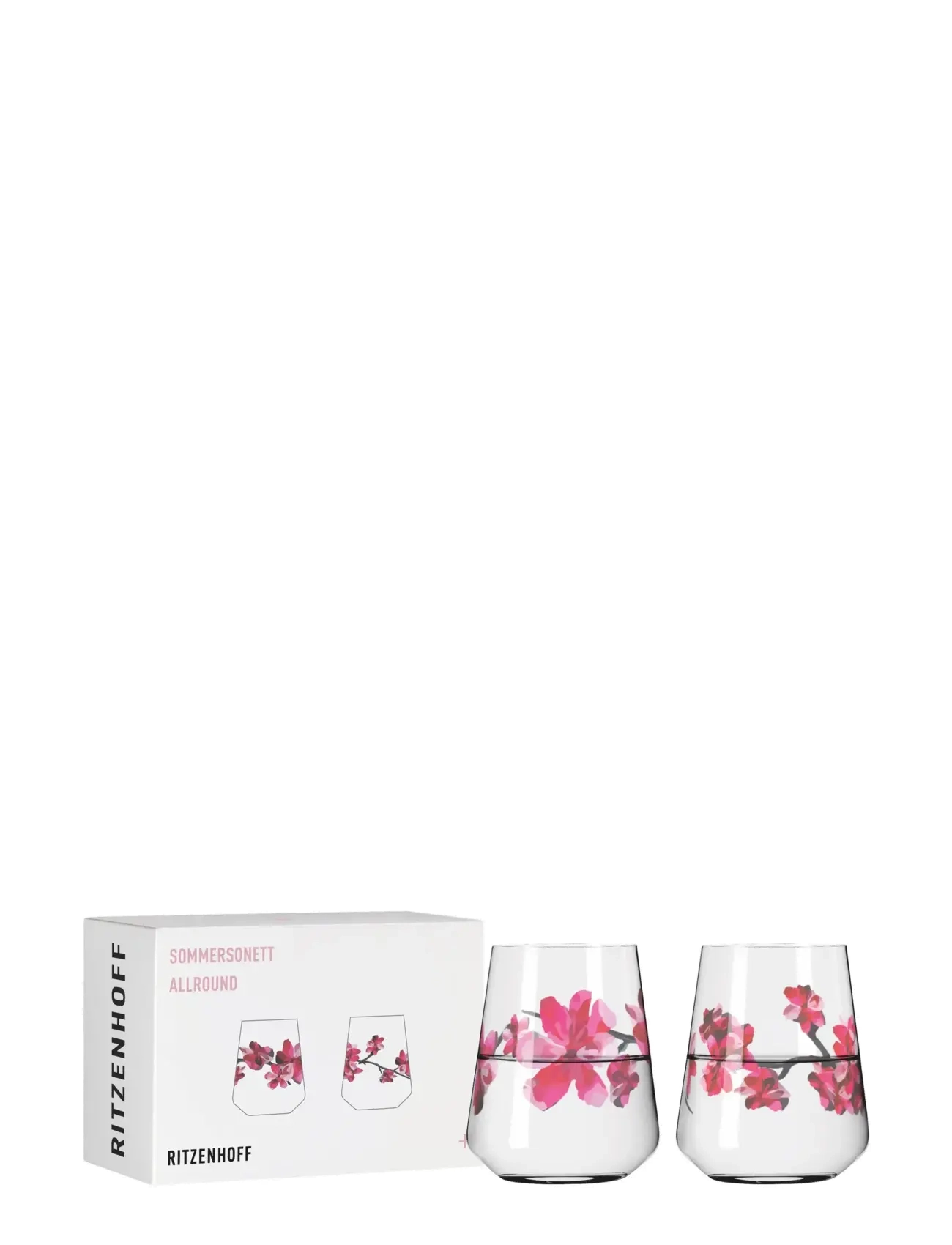 Ritzenhoff - Sommerrausch Waterglass 2-pack - drikkeglas - multi - 1