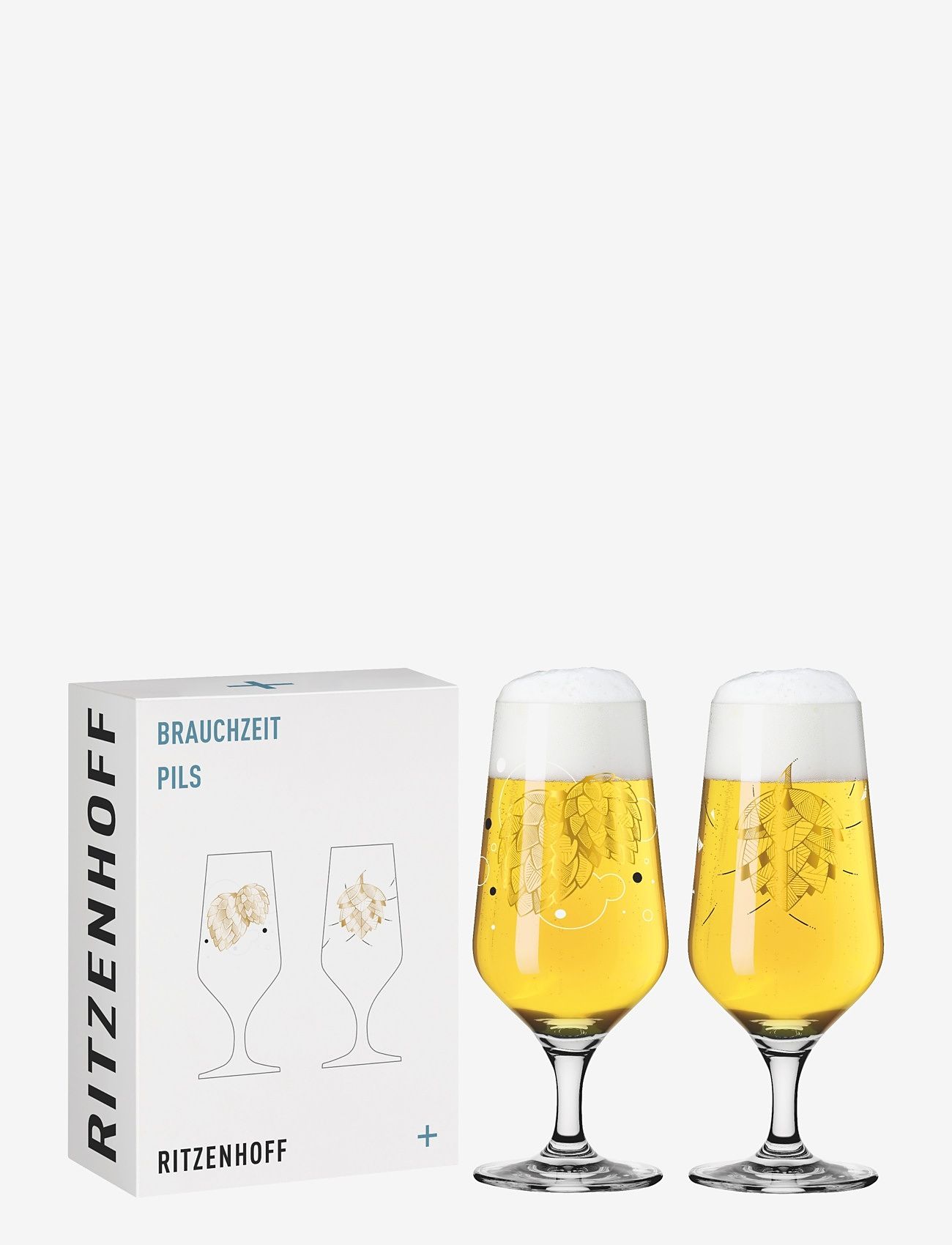 Ritzenhoff - Brauchzeit Ölglas Pils 2-p - osta hinna alusel - multi - no: 1 & 2 - 2