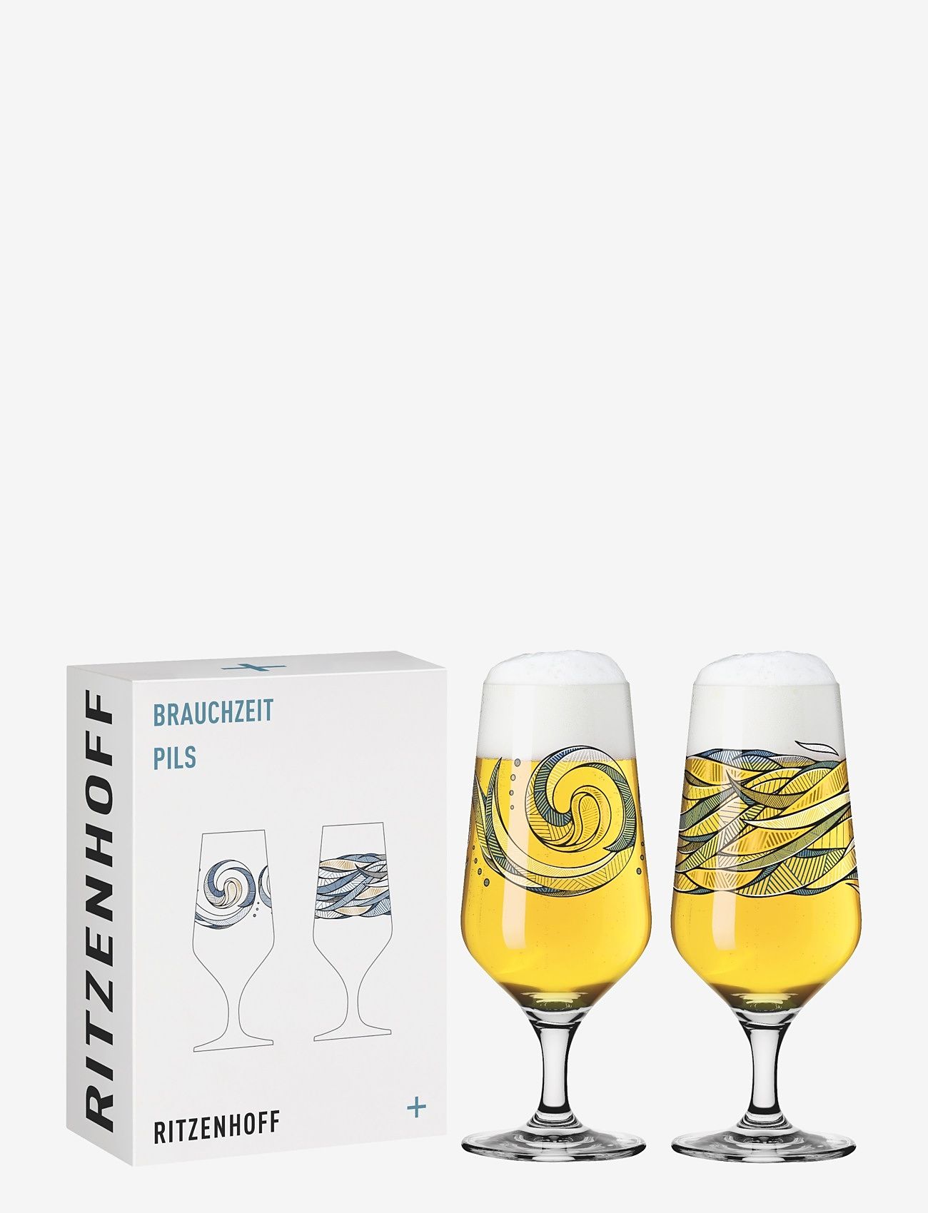 Ritzenhoff - Brauchzeit Ölglas Pils 2-p NO: 3 & 4 - Ölglas - multi - no: 3 & 4 - 3