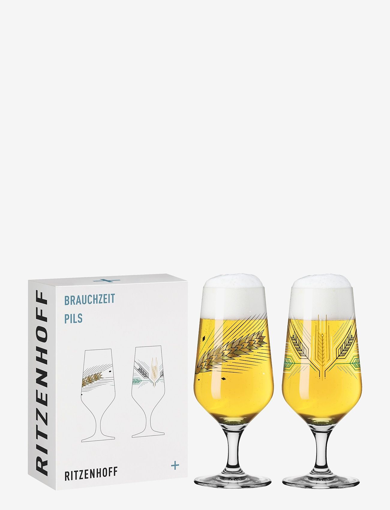 Ritzenhoff - Brauchzeit Ölglas Pils 2-p - bierglazen - multi - no: 5 & 6 - 3