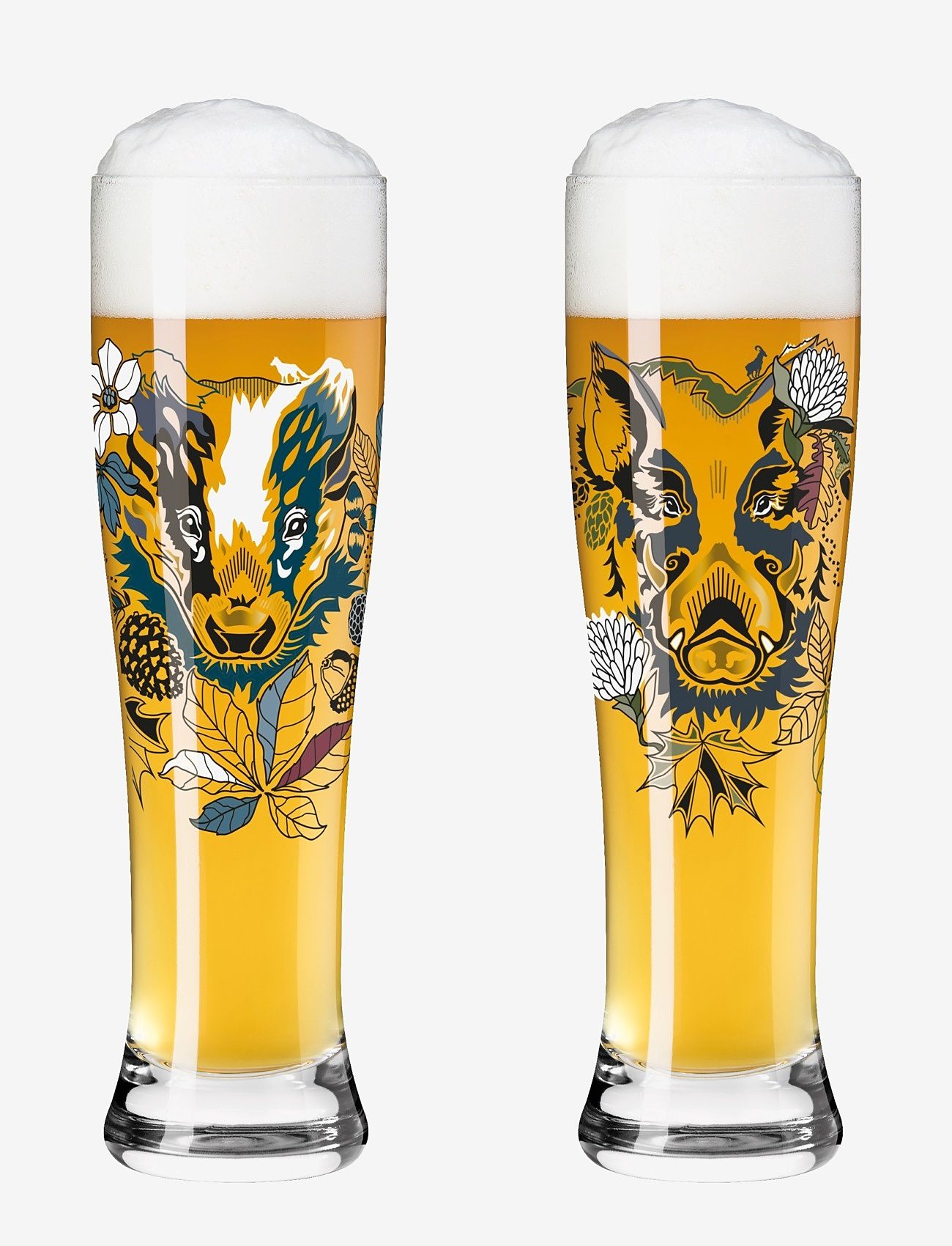 RITZENHOFF Brauchzeit Olieglas Hvede 2-Stk. Nr.: 7 & 8 Patterned - 64.6 CL - Unisex