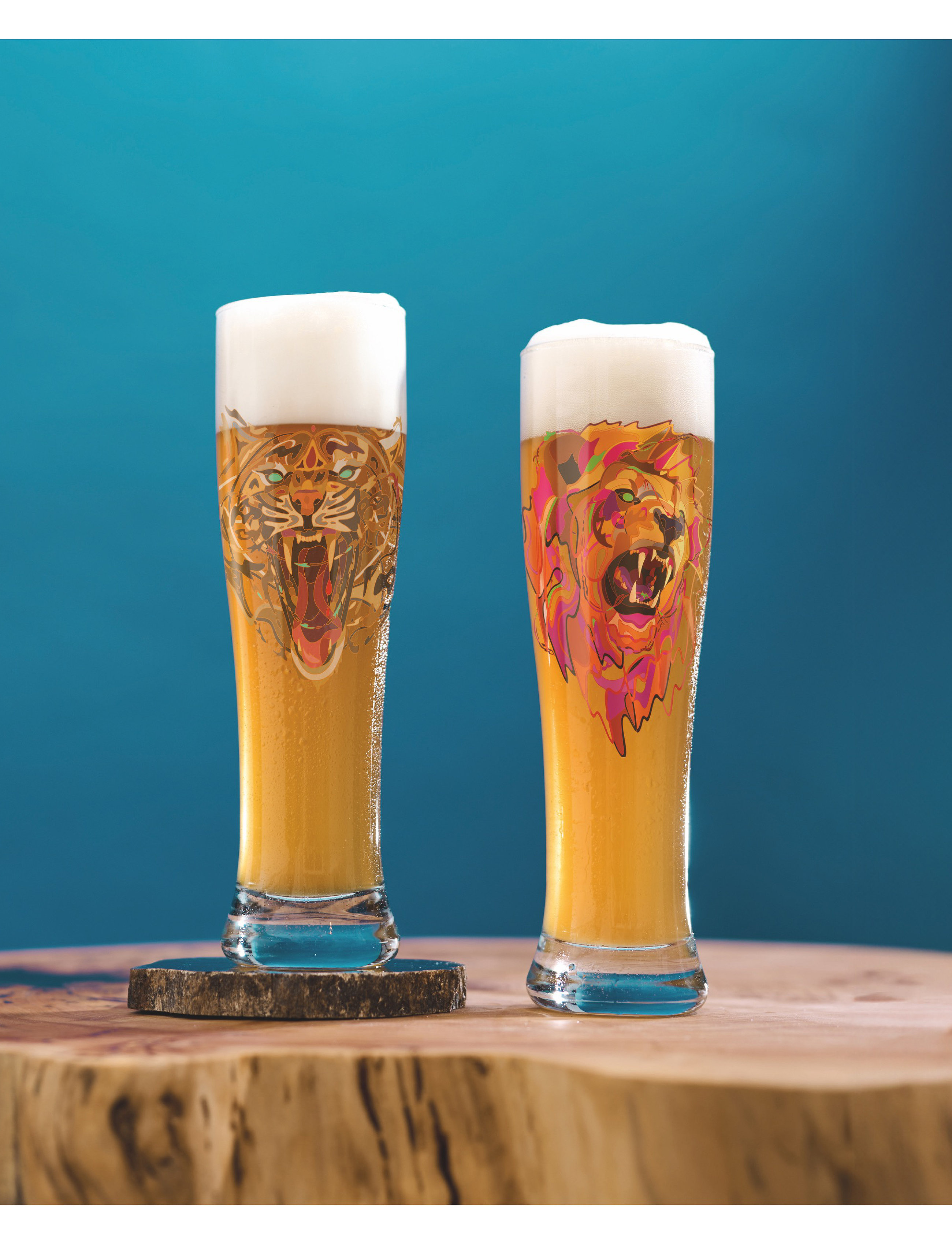 Ritzenhoff Brauchzeit Olieglas Hvede 2-Stk. Nr.: 21 & 22, 64.6 CL, Nude, Glas > Ølglas, Unisex
