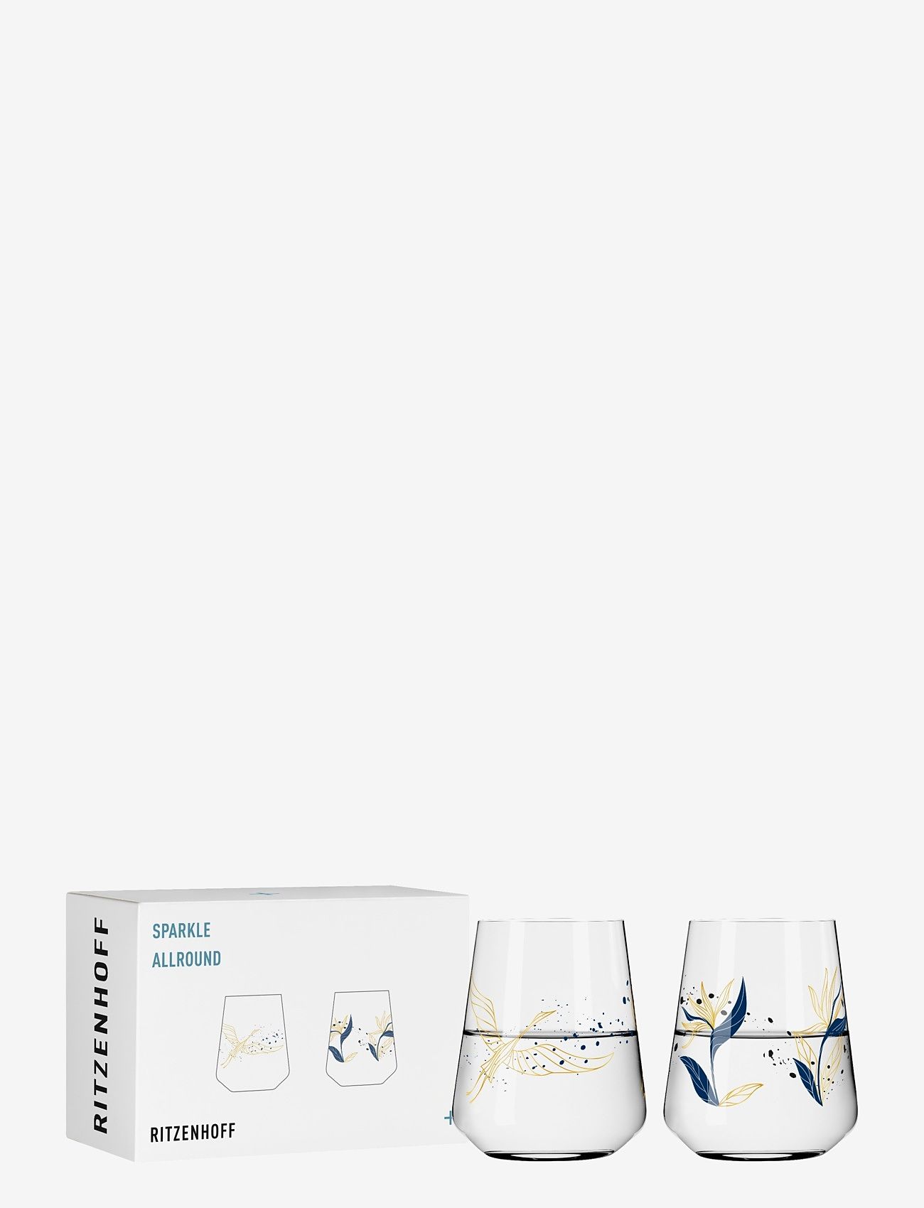 Ritzenhoff - Sparkle Vattenglas 2-pack - osta hinna alusel - multi - 2
