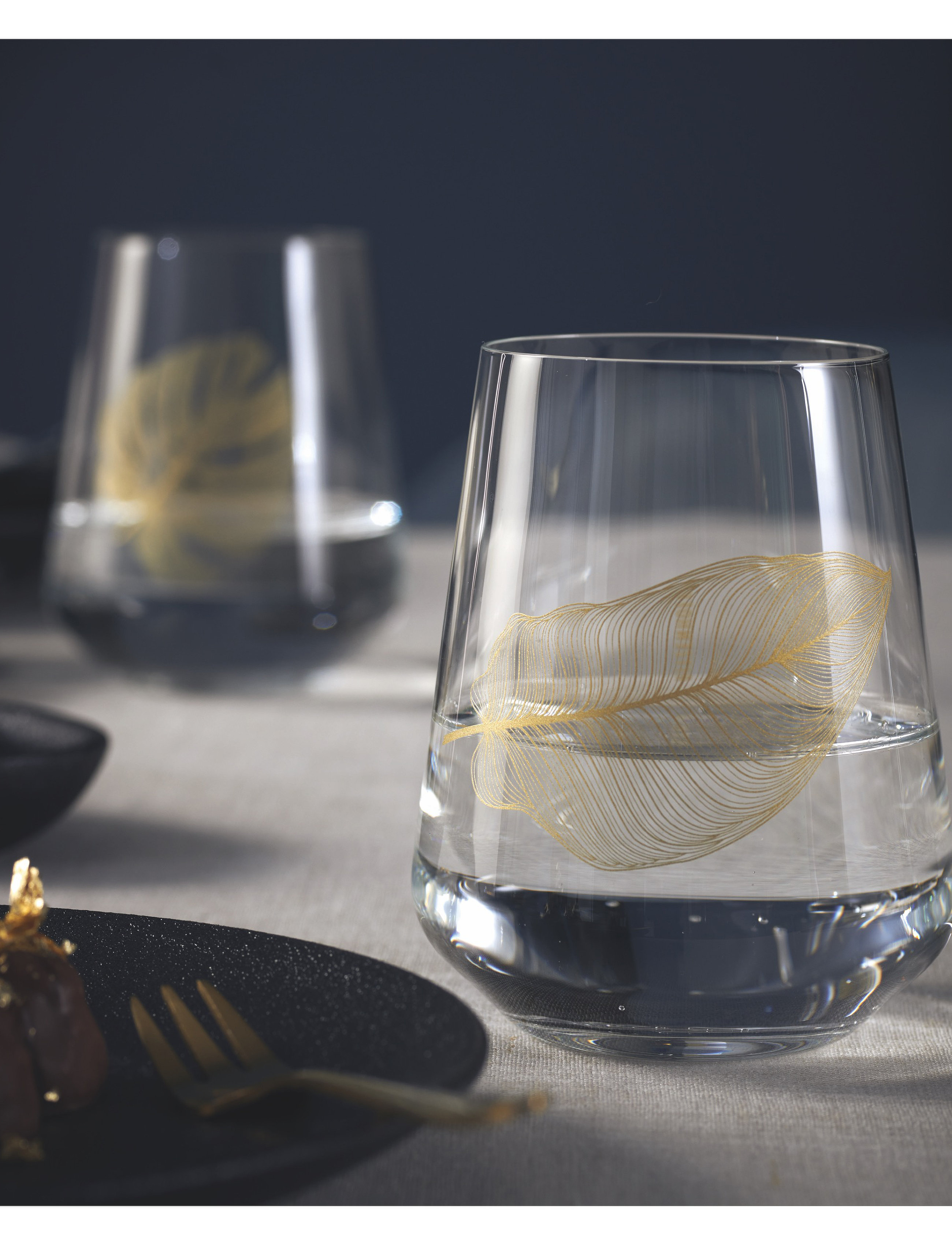Ritzenhoff Sparkle Vandglas Nr. 3 & 4, 50 CL, Glass, Nackt - Drinking Homeware