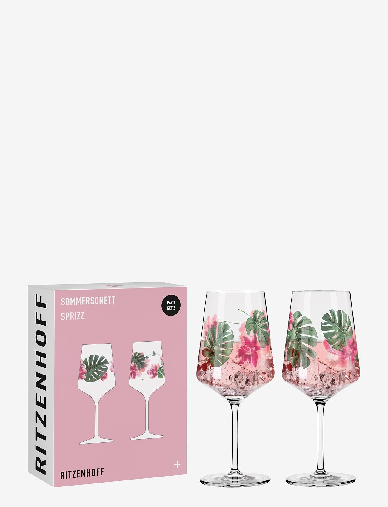 Ritzenhoff - Sommersonett Wineglass 2-pack - hvidvinsglas - multi - 3