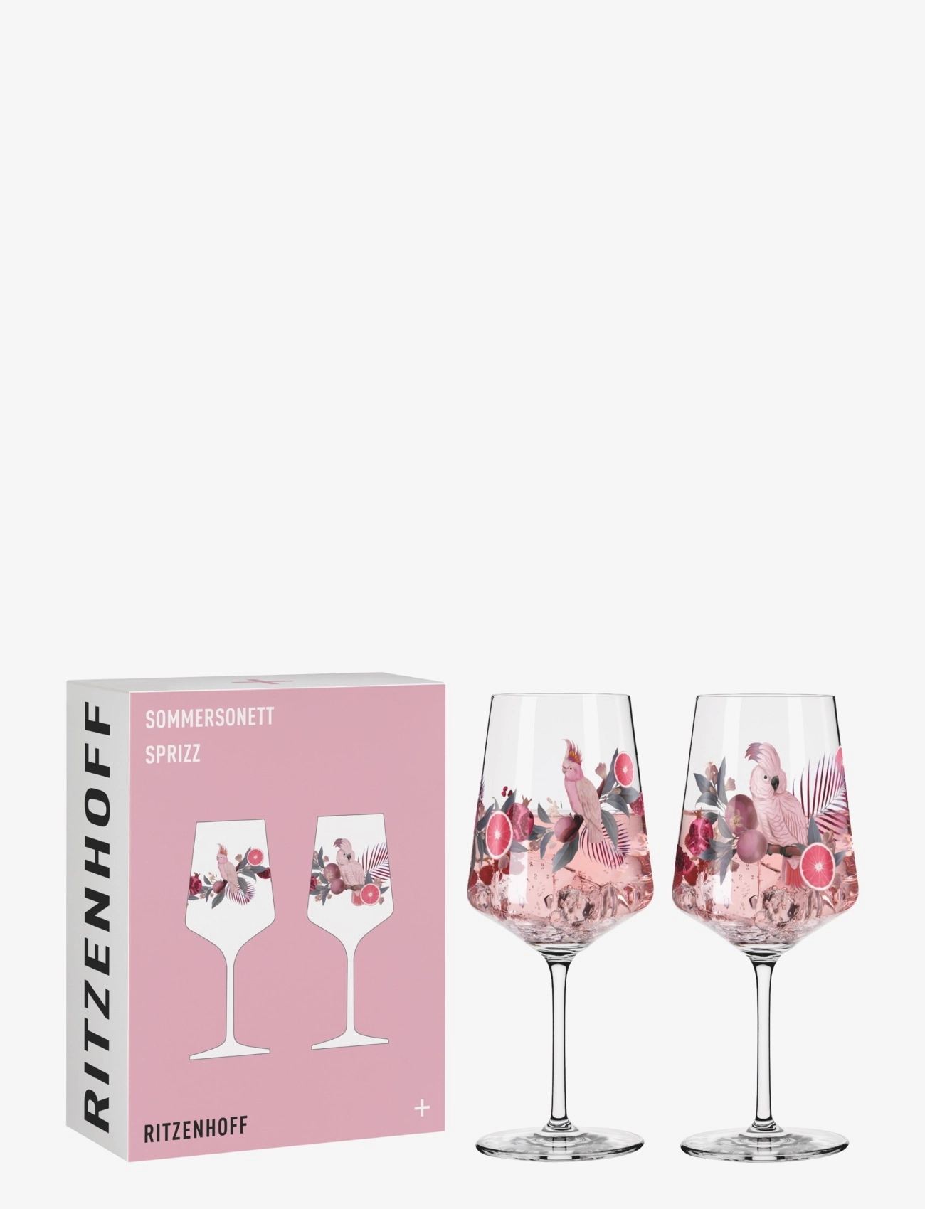 Ritzenhoff - Sommersonett Wineglass 2-pack - white wine glasses - multi - 3