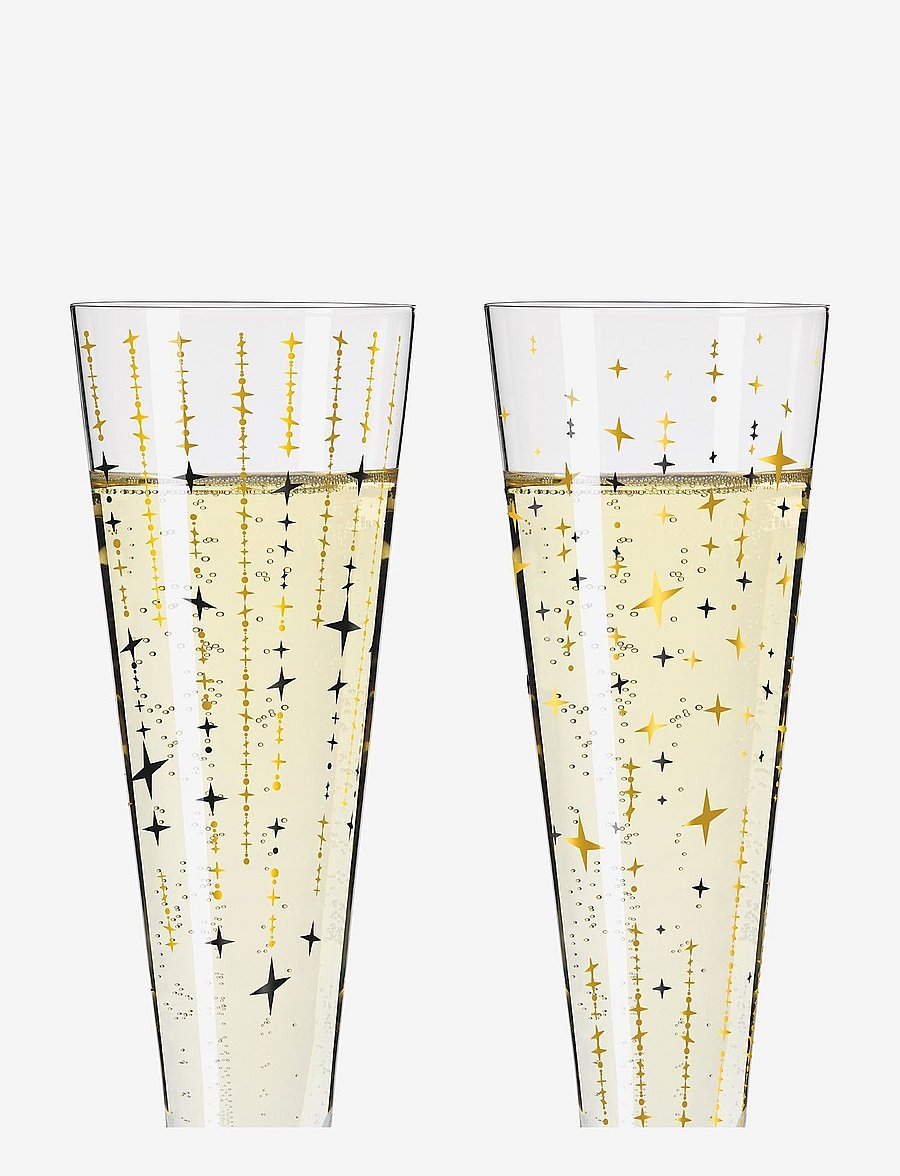 Ritzenhoff - Goldnacht Champagneglas 2-pack - Šampanjaklaasid - sparkle - 2