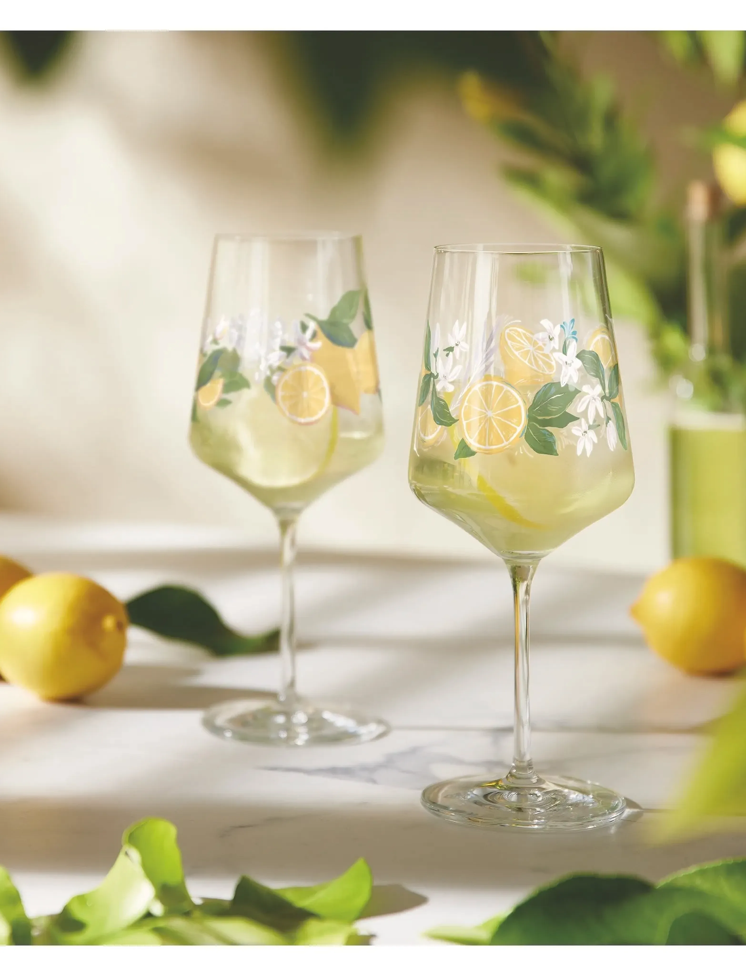 Ritzenhoff Sommertau Wineglass 2-P Limoncello, 54.4 CL, Nude, Vinglas > Hvidvinsglas, Unisex