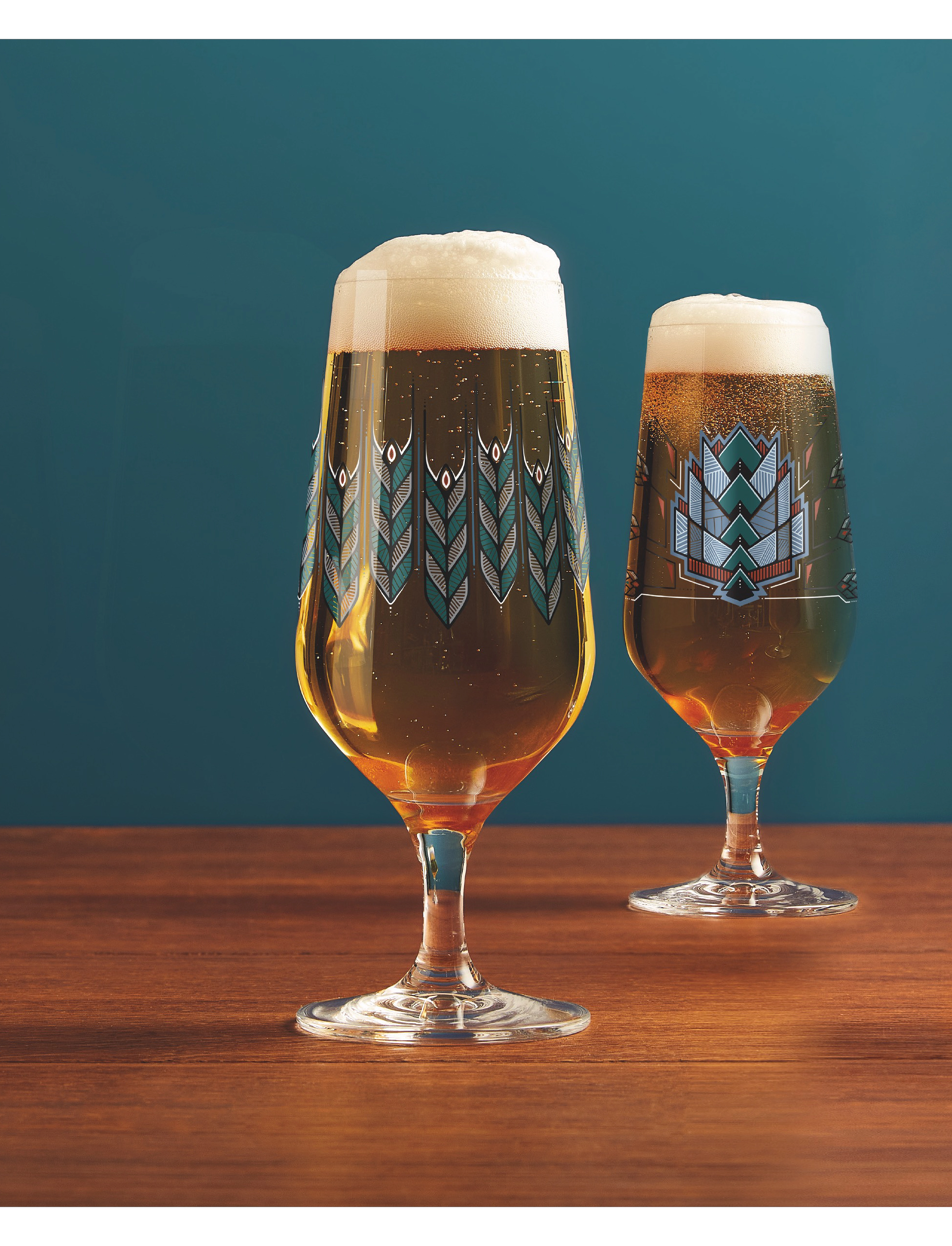 Ritzenhoff Brauchzeit Ölglas Pils 2-Pak 2024, 37.4 CL, Nude, Glas > Ølglas, Unisex
