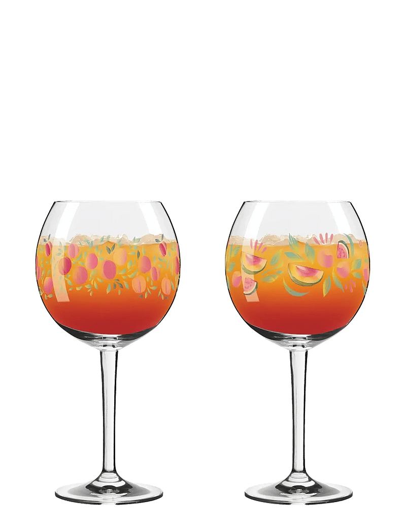 Ritzenhoff - Summer Breeze Cocktail glass 2-p NO: 3 & 4 - kokteili- ja martiiniklaasid - multi - 1