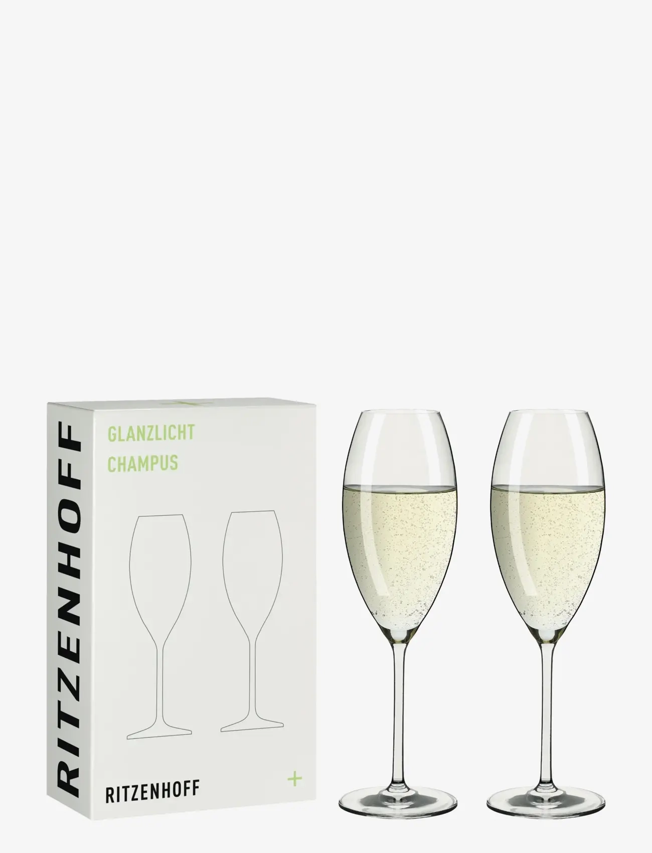 Ritzenhoff Glanzlicht Champagneglas, 2 Stk., Champagneglas, Nude, Str: 32.5 CL