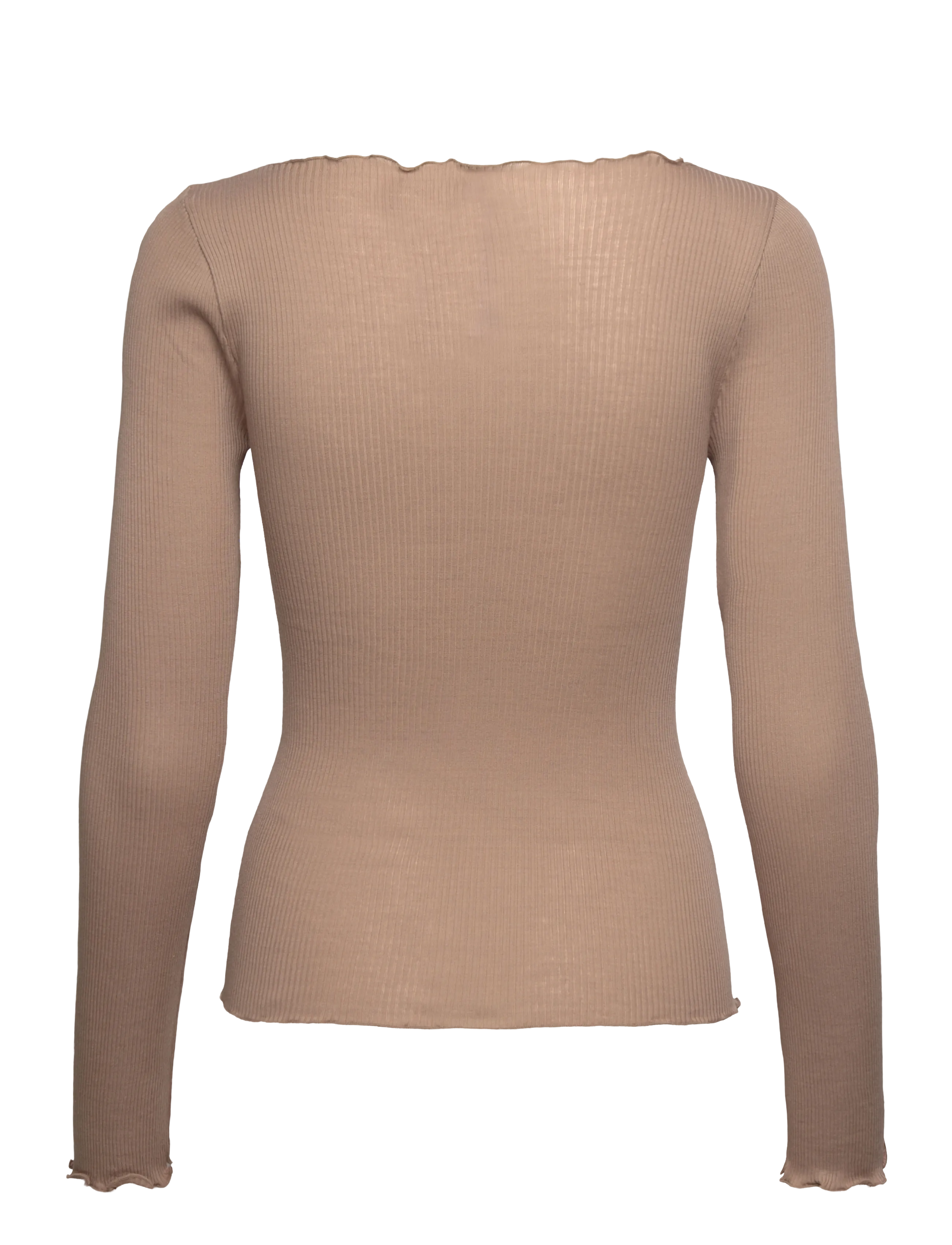 RM By Rosemunde - RMWBalta LS Regular Boatneck T-shir - langærmede toppe - silver mink - 1