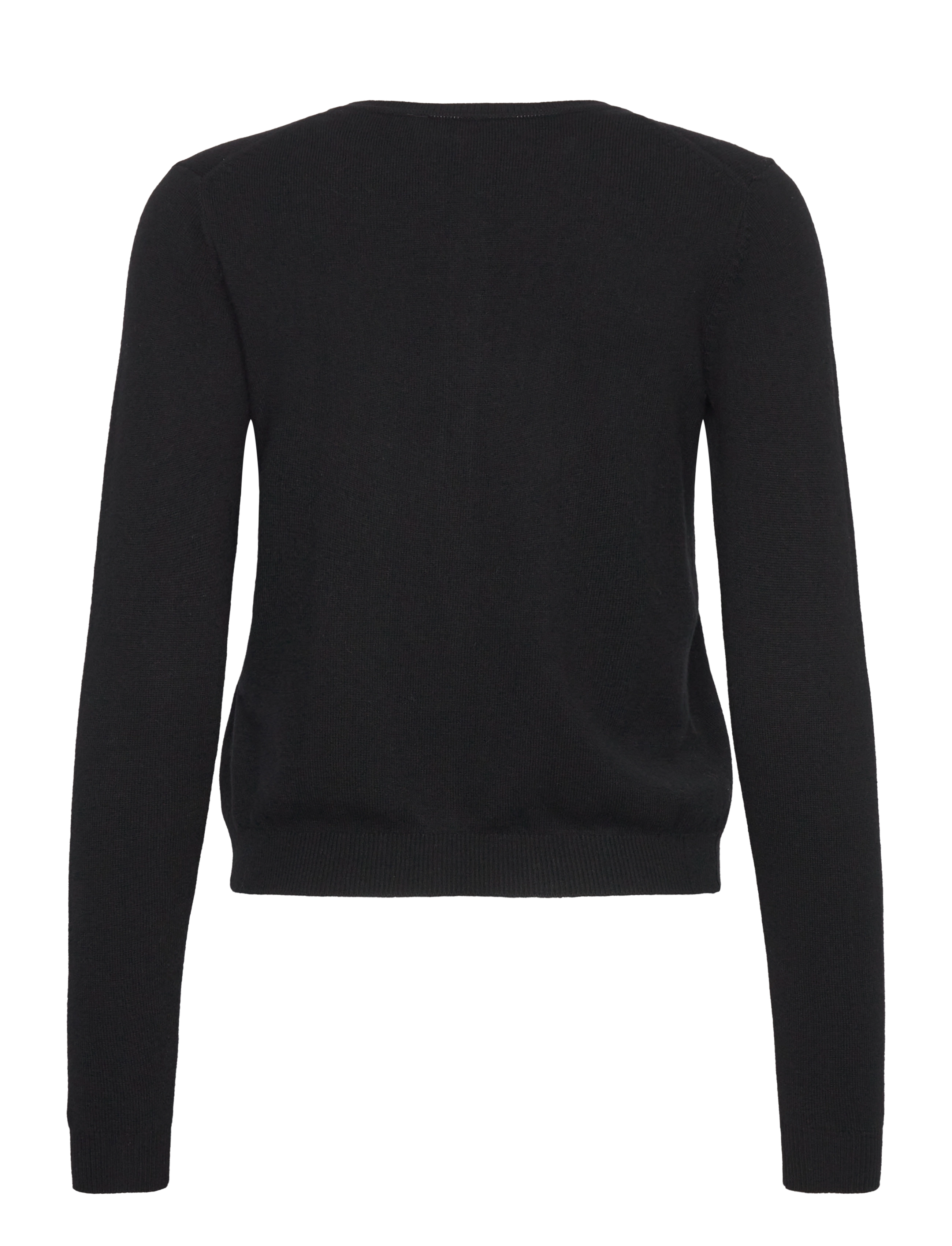 RM By Rosemunde - RMWSofia wool LS cardigan - cardigans - black - 1