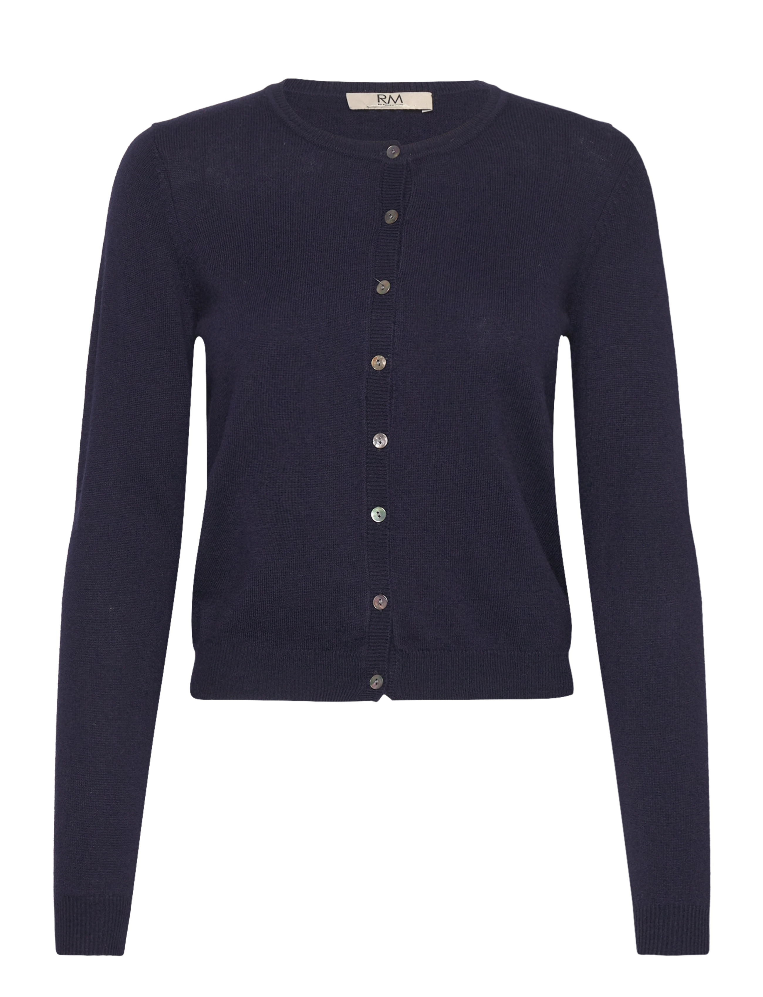 RM By Rosemunde RMWSofia wool LS cardigan - Strik - NAVY / navy