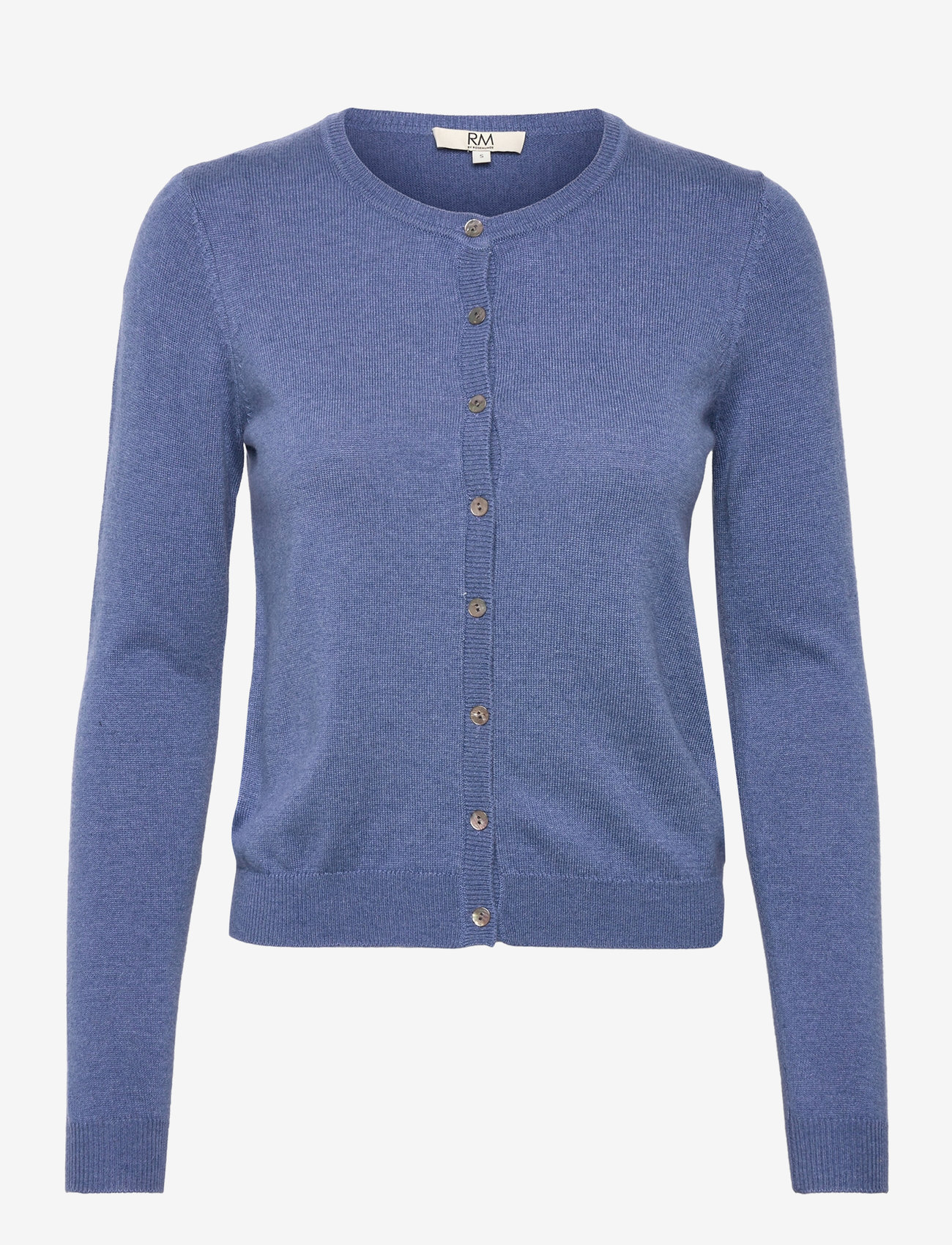 RM By Rosemunde - RMWSofia wool LS cardigan - cardigans - saphire blue - 0