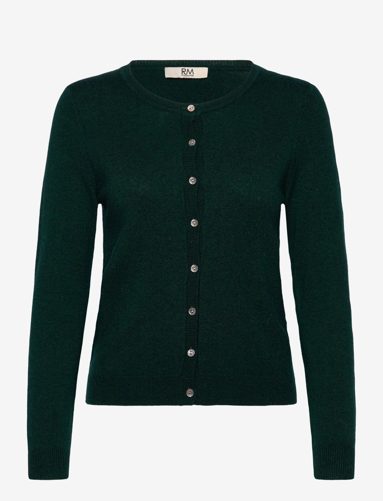 RM By Rosemunde - RMWSofia Wool LS Short Cardigan - efterårstøj - scarab - 0