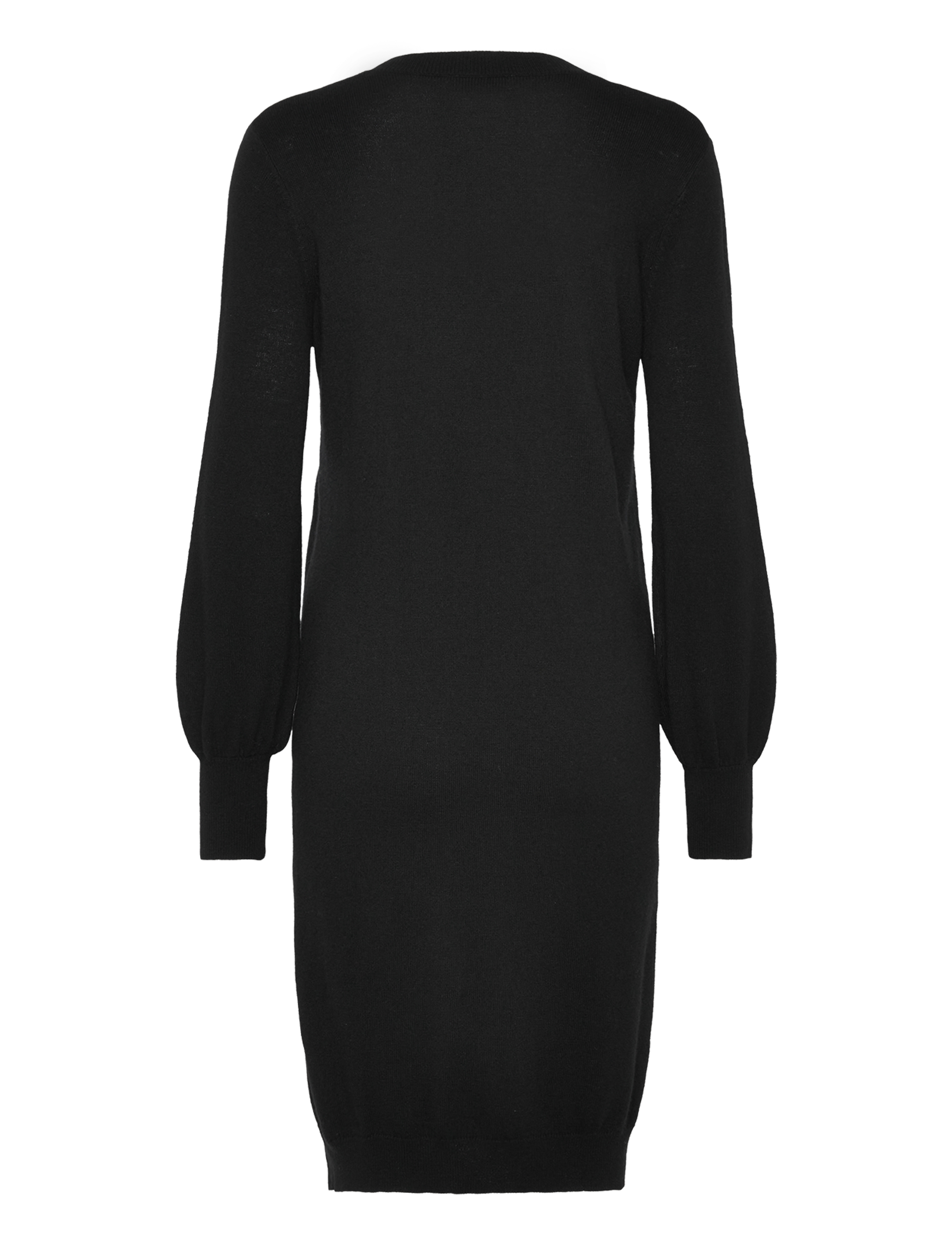 RM By Rosemunde - RMWSofia wool knit dress - strikkjoler - black - 1