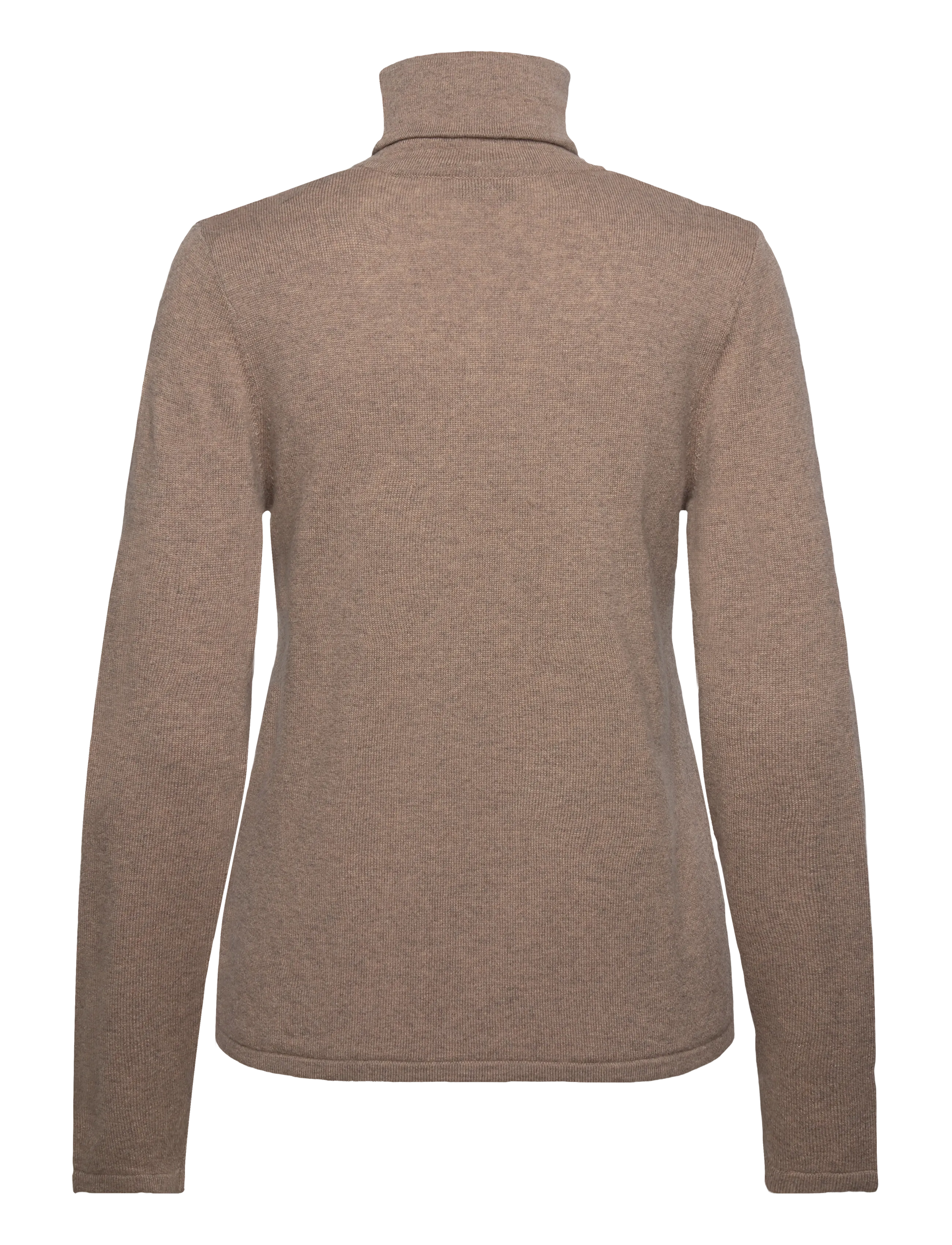 RM By Rosemunde - RMWSofia Wool LS Roll-neck Pullover - rullekraver - brown grey mel - 1