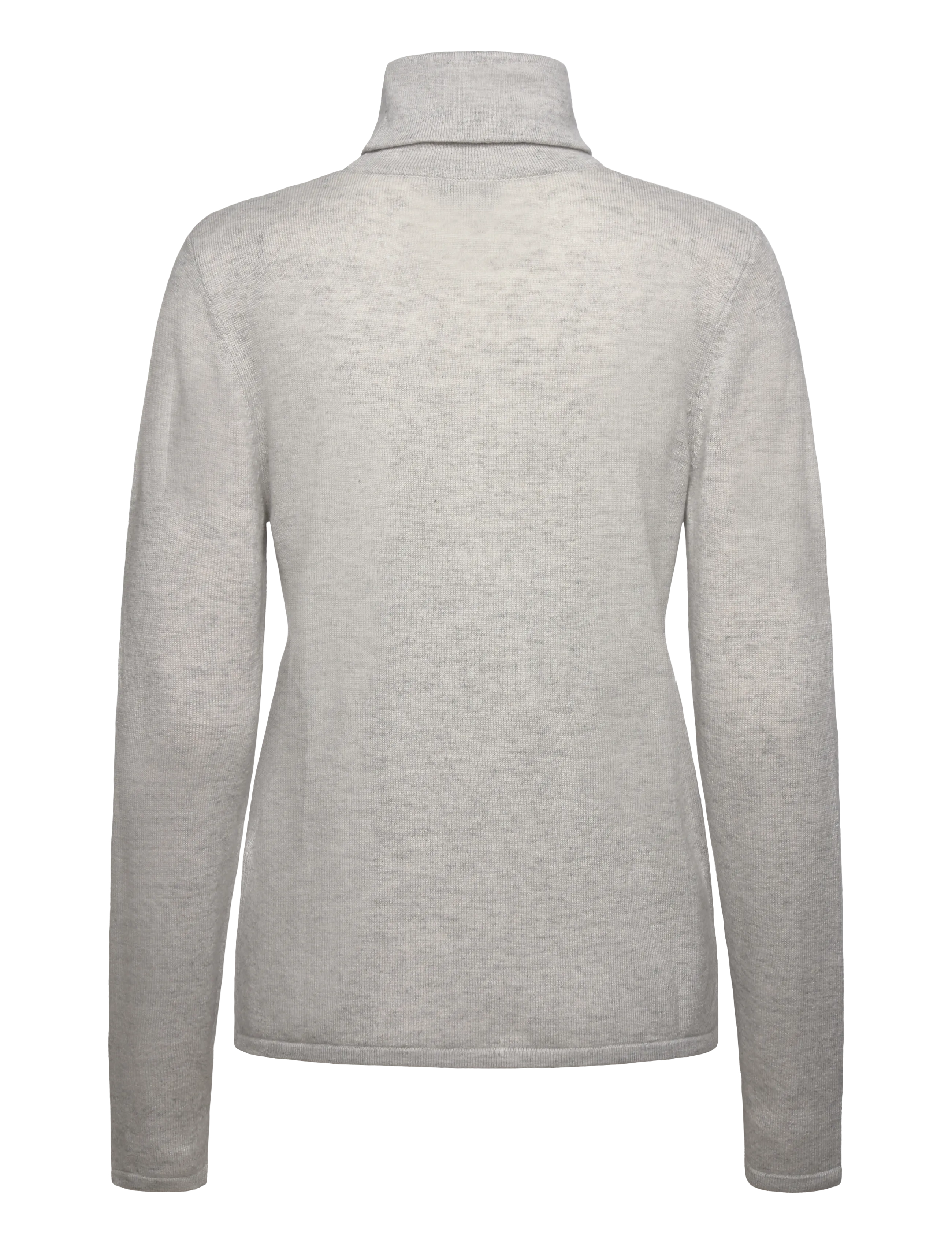 RM By Rosemunde - RMWSofia Wool LS Roll-neck Pullover - rullekraver - light grey melange - 1
