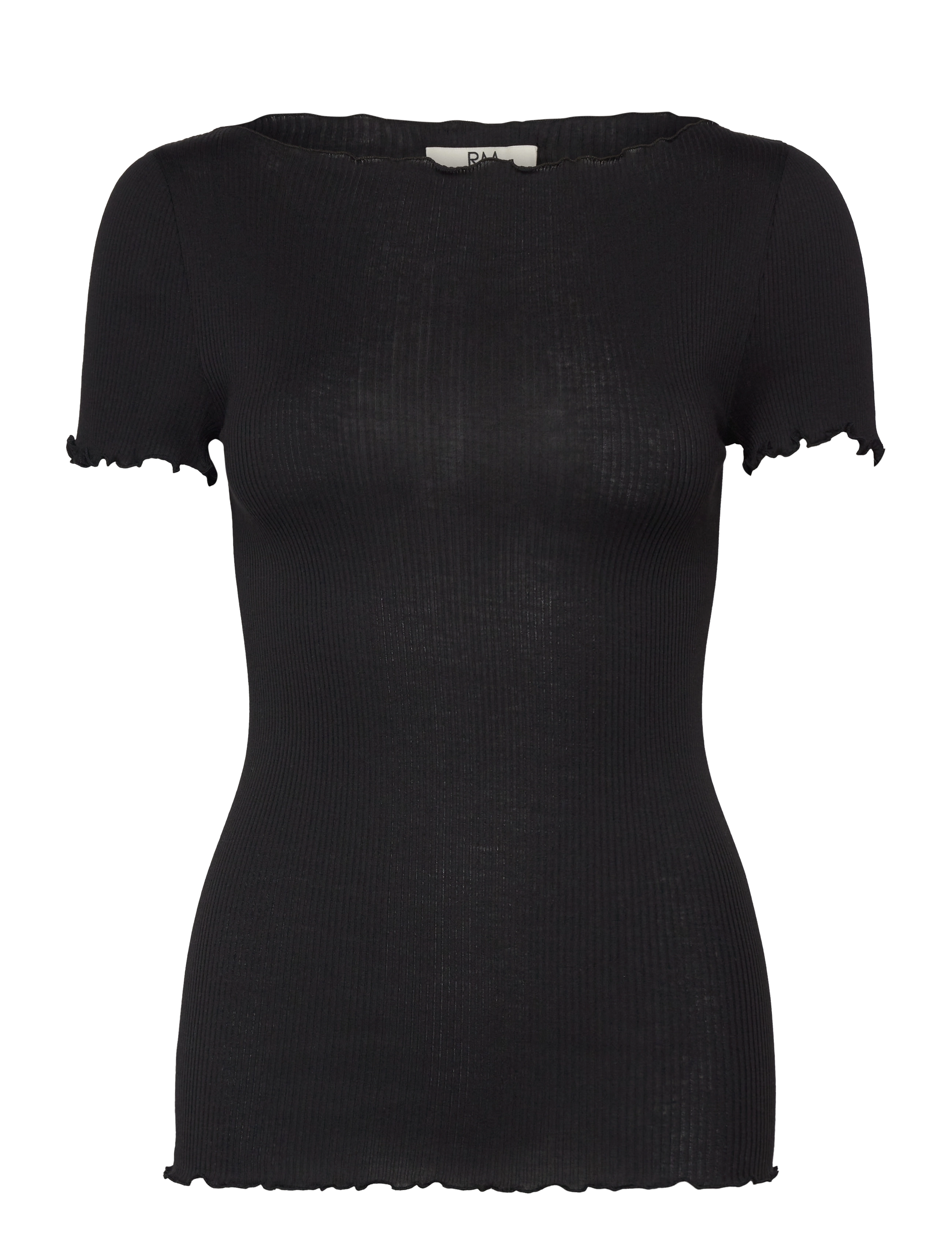 RMWBalta SS Boat-neck T-shirt - BLACK