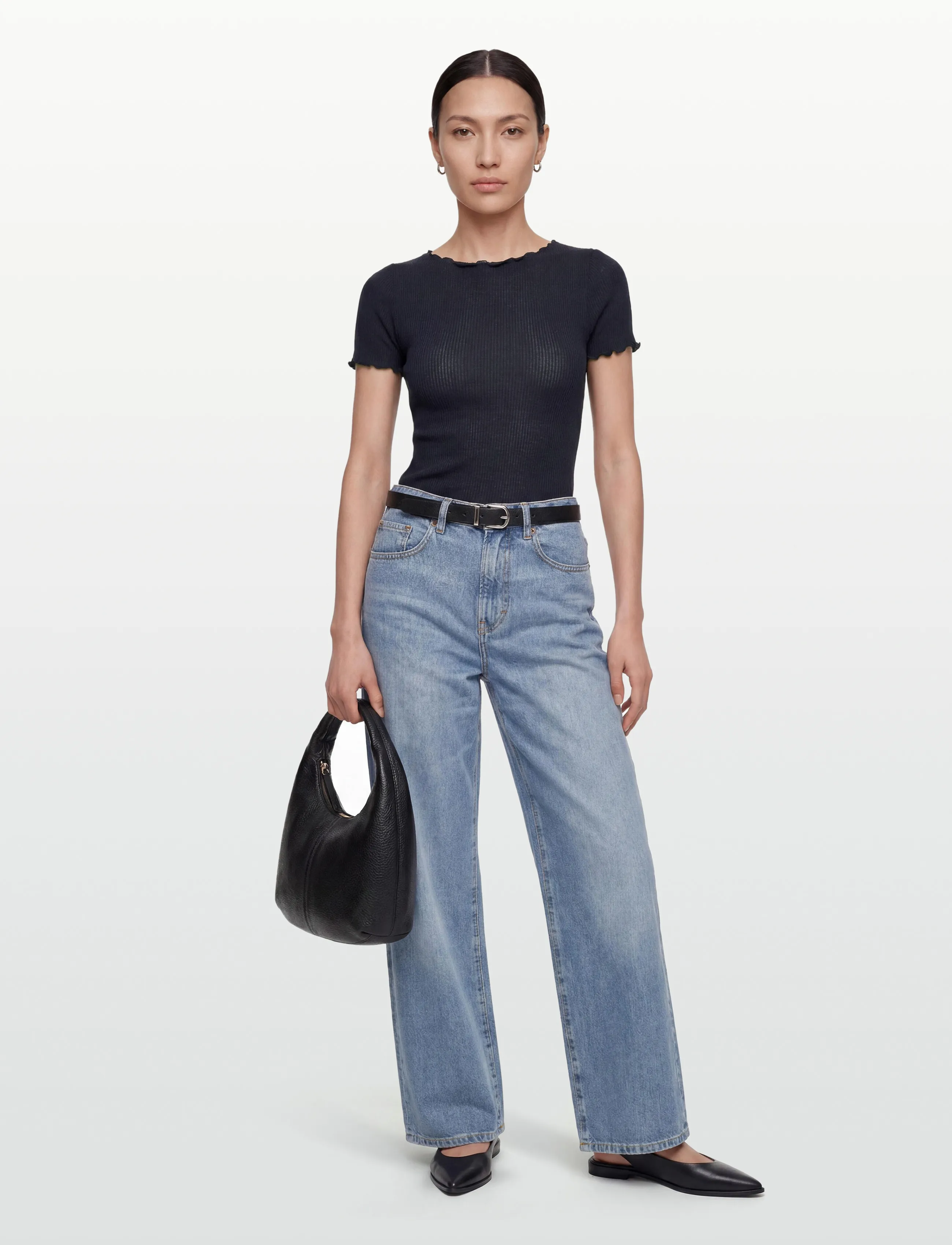 RM By Rosemunde - RMWBalta Modal SS Boat Neck T-shirt - laveste priser - navy - 0