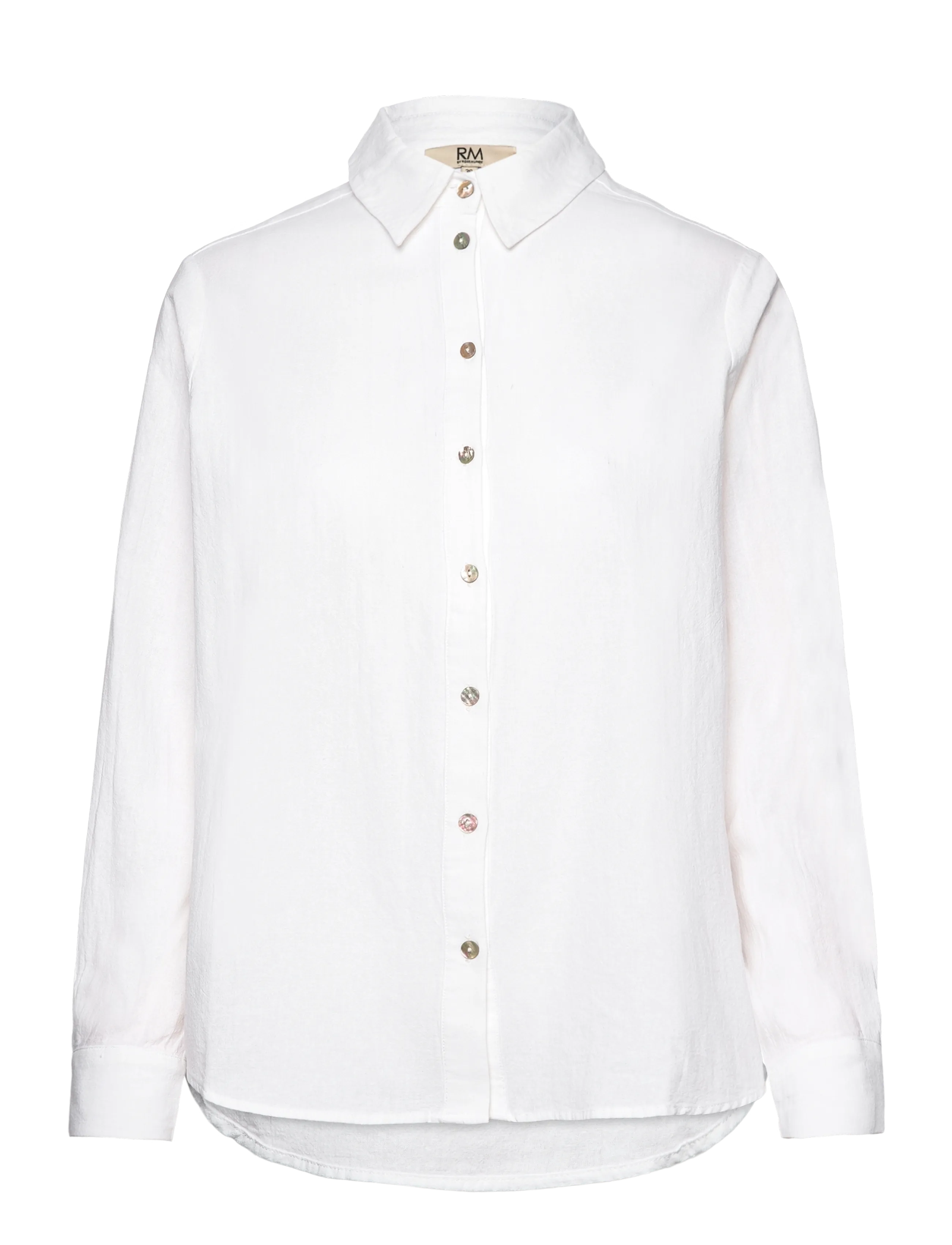 RM By Rosemunde RMWThy LS Shirt - Tøj - NEW WHITE / white