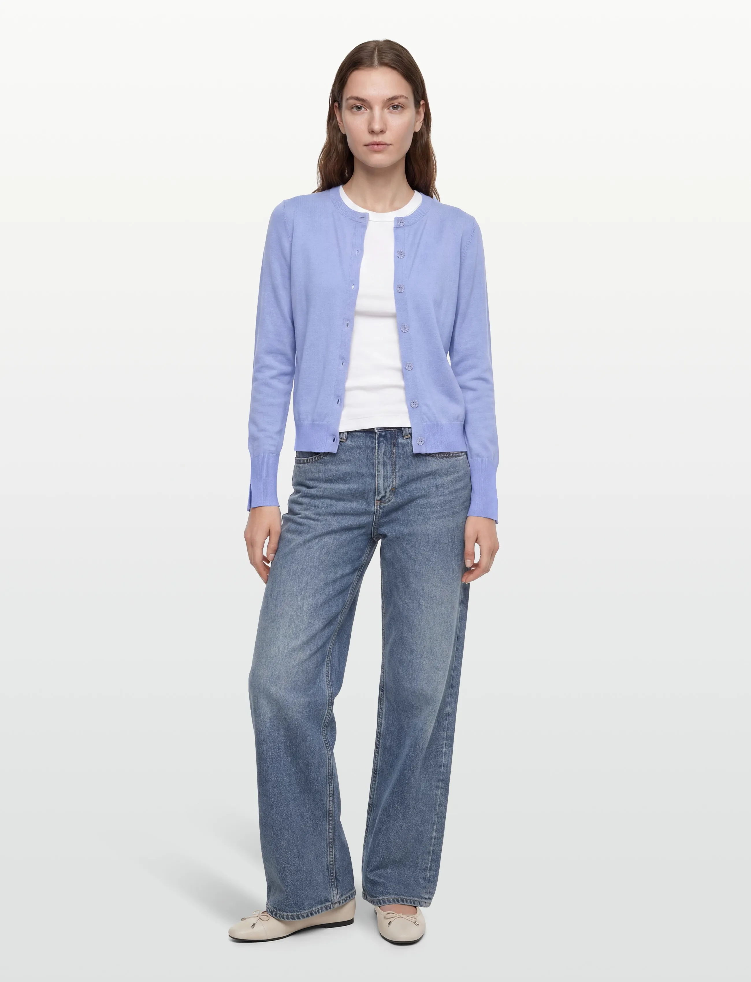 RM By Rosemunde - RMWSandra LS Cardigan - cardigans - bel air blue - 0