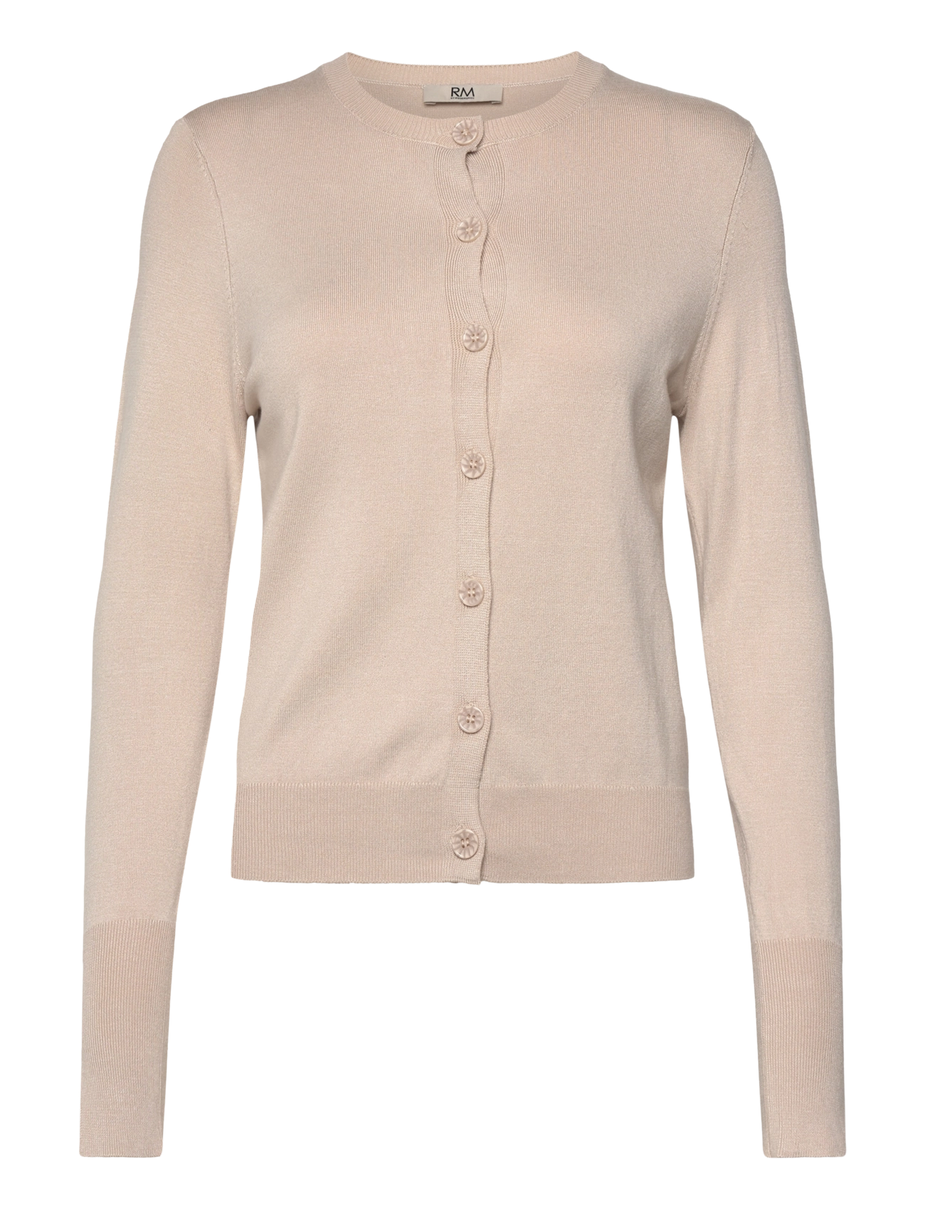 RM By Rosemunde RMWSandra LS Cardigan - Strik - CACAO / beige
