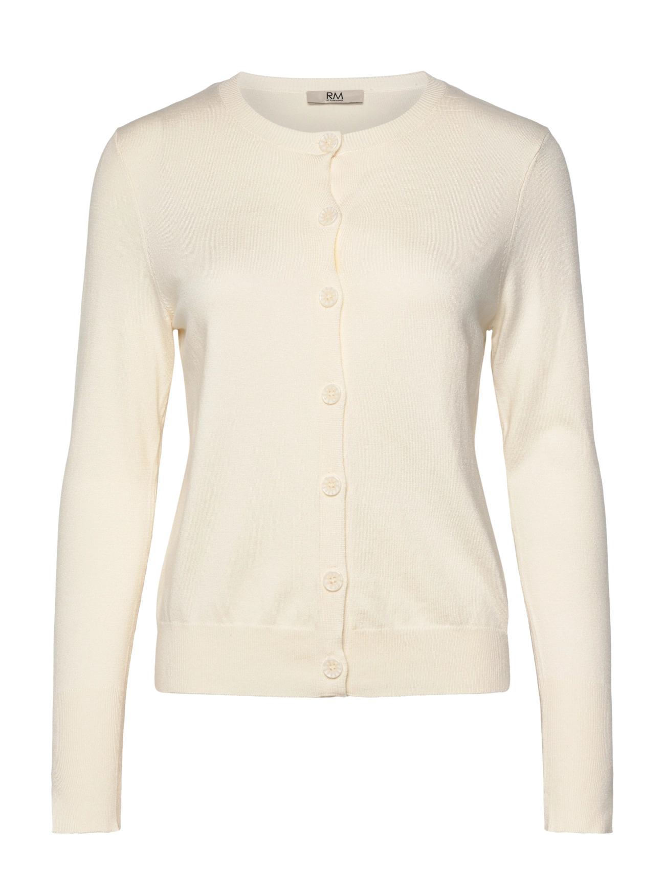 RM By Rosemunde RMWSandra LS Cardigan - Stickat - IVORY / cream