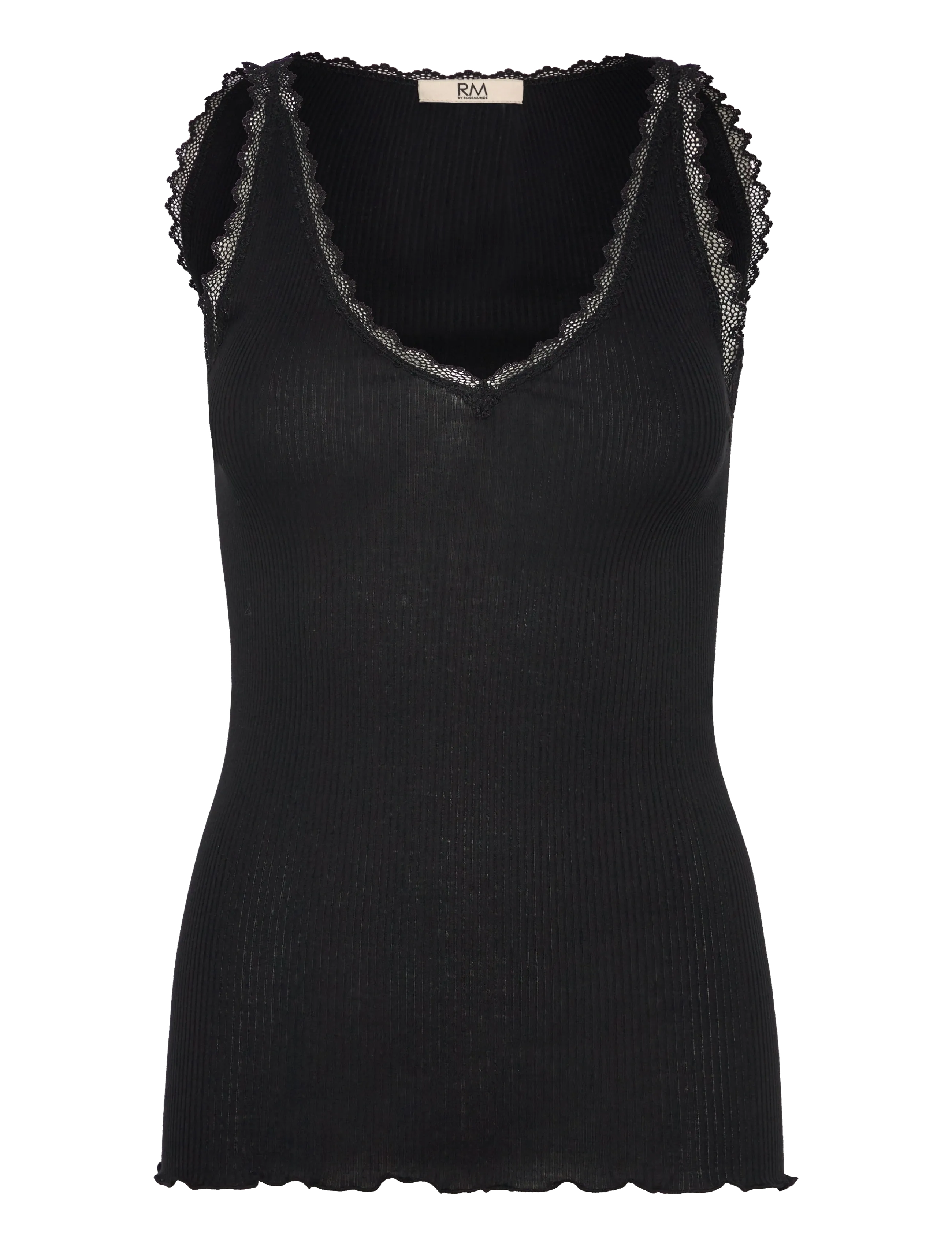 RM By Rosemunde RMWJohanne  Wool Blend SL V-neck To - Alle Artikel mit 60-80% Rabatt - BLACK / black