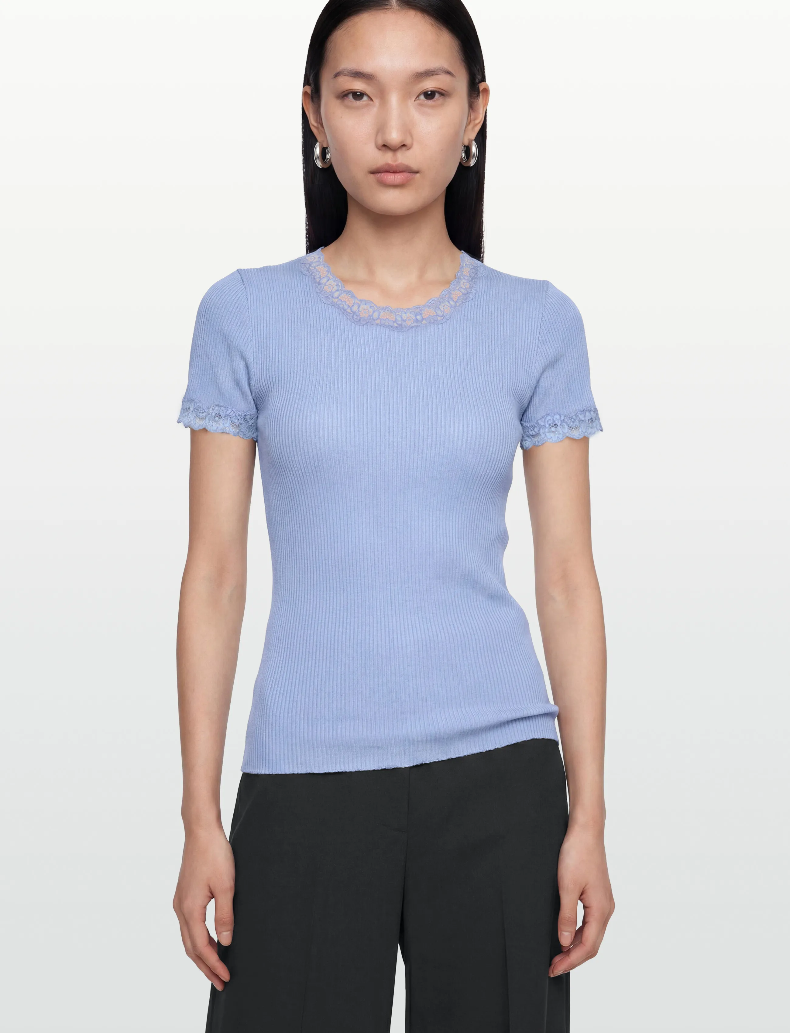 RM By Rosemunde - RMWBalta Modal SS T-shirt - t-shirts & tops - bel air blue - 3