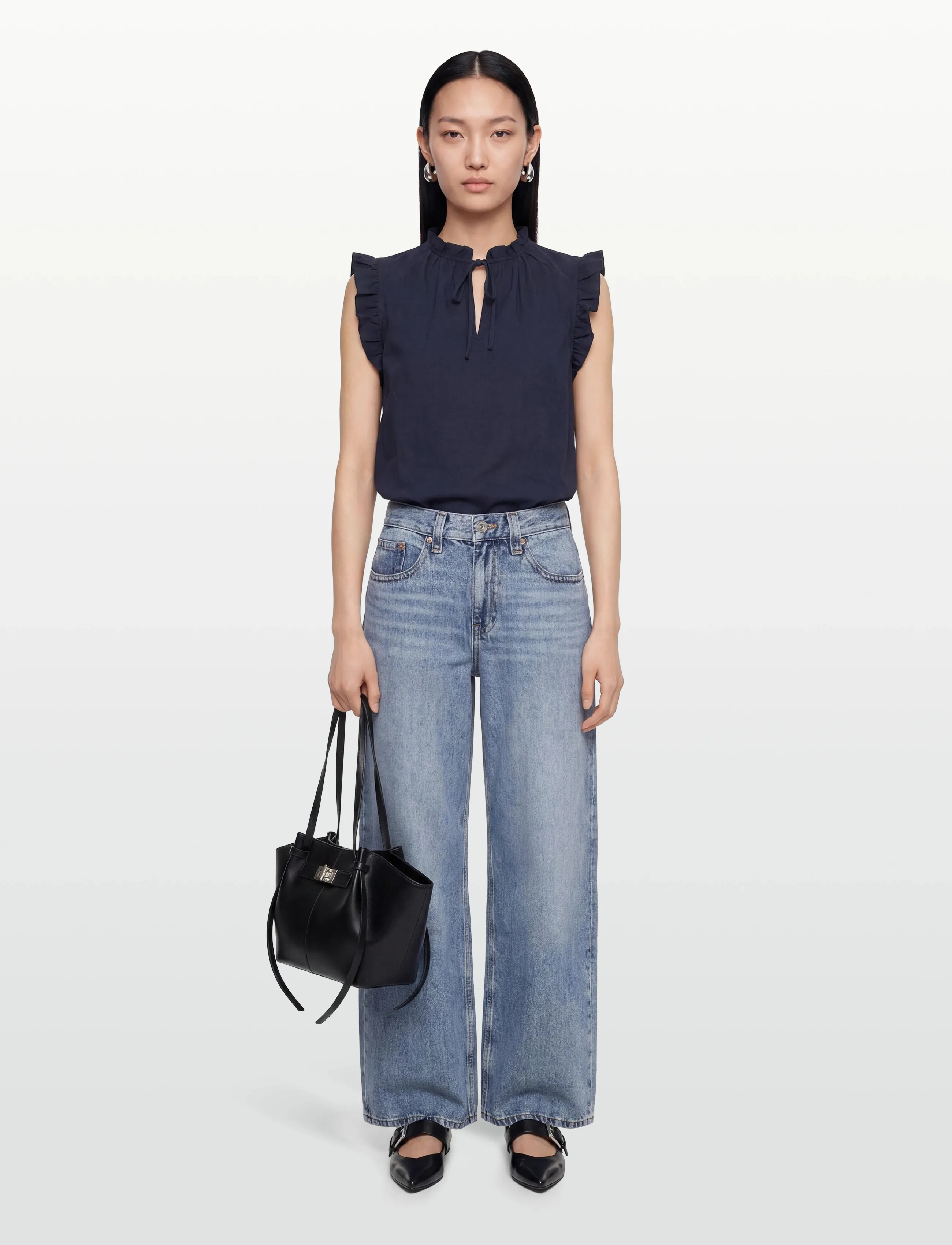 RM By Rosemunde - RMWTalia SL Top - kortærmede bluser - navy - 0