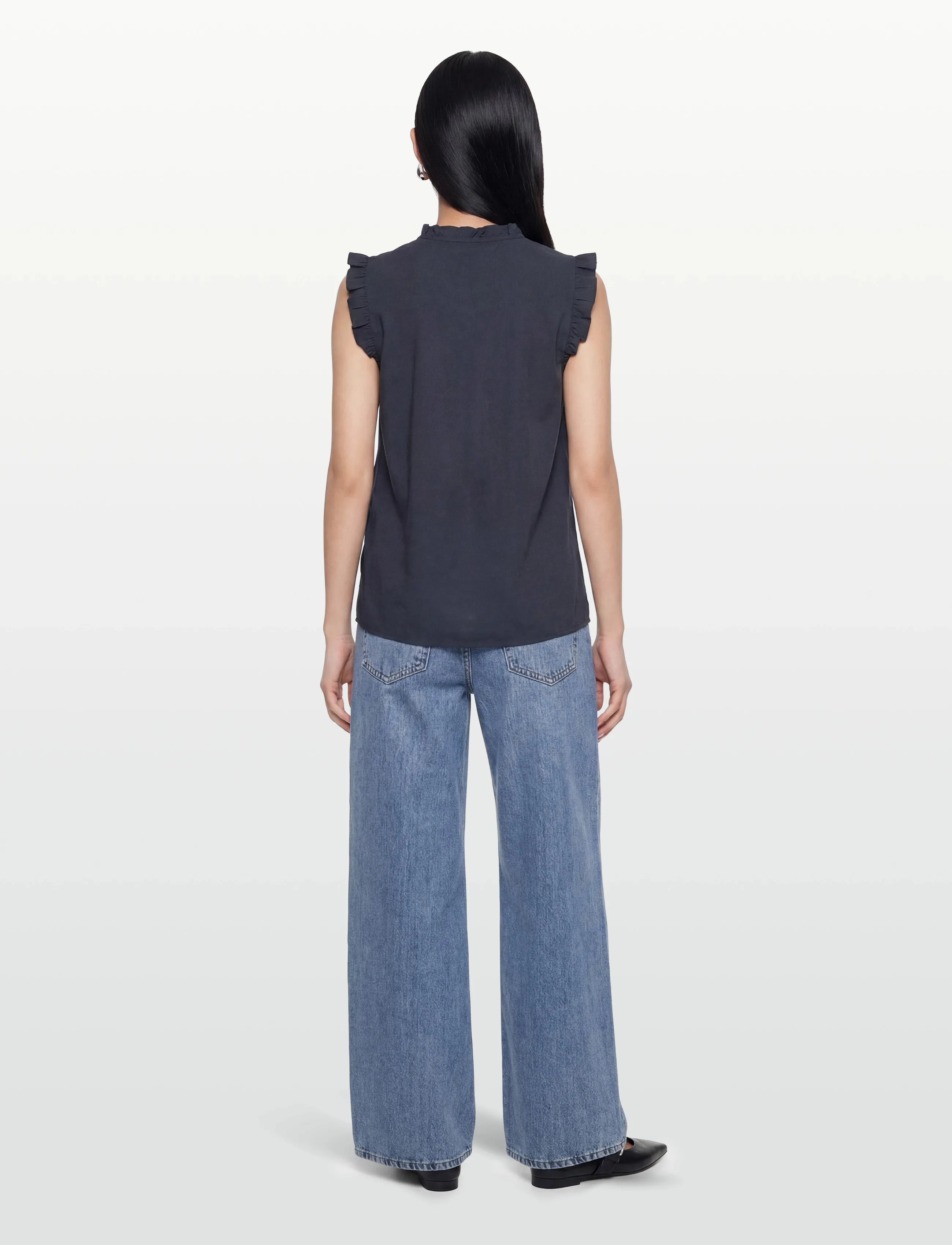 RM By Rosemunde - RMWTalia SL Top - kortærmede bluser - navy - 4