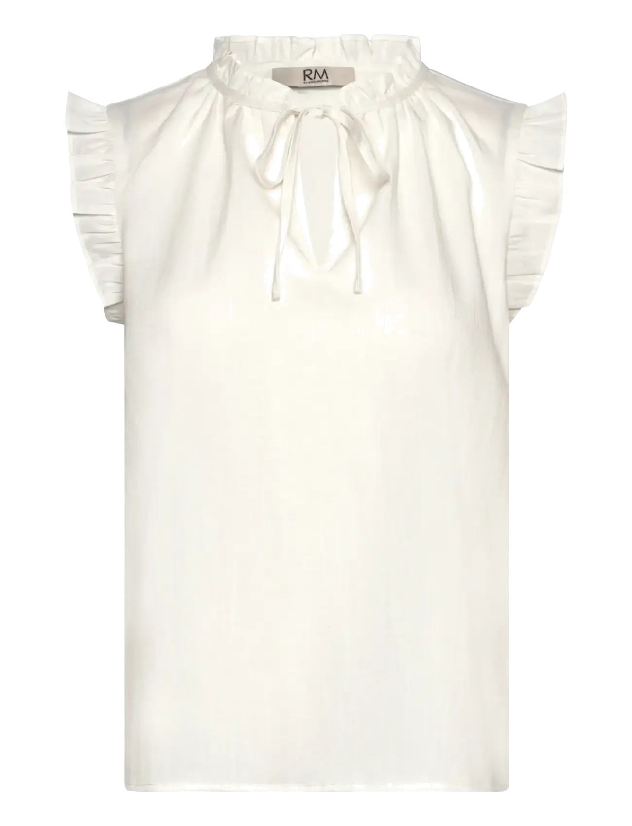 RM By Rosemunde RMWTalia SL Top - Plus Size & Curvy - NEW WHITE / white