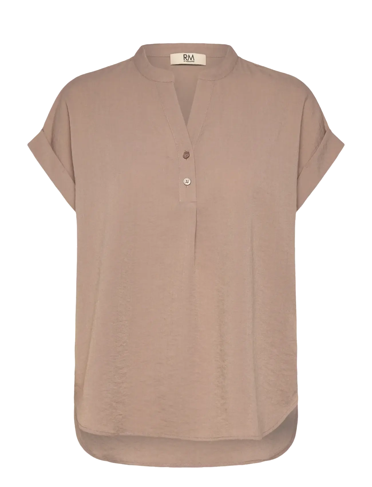 RM By Rosemunde RMWTalia SL Blouse - Bluser - MOCHA MERINGUE / beige