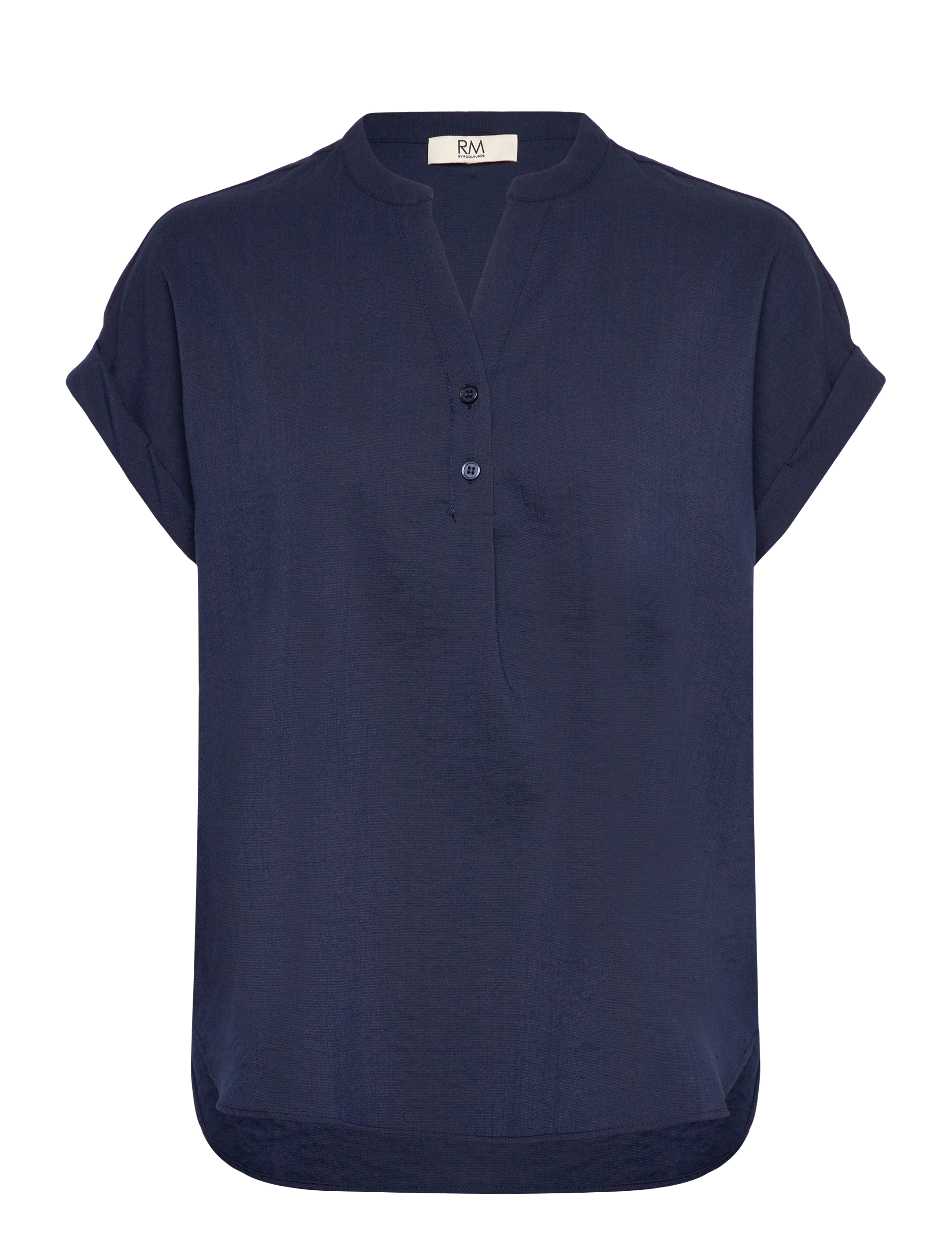RM By Rosemunde RMWTalia SL Blouse - Tøj - NAVY / navy