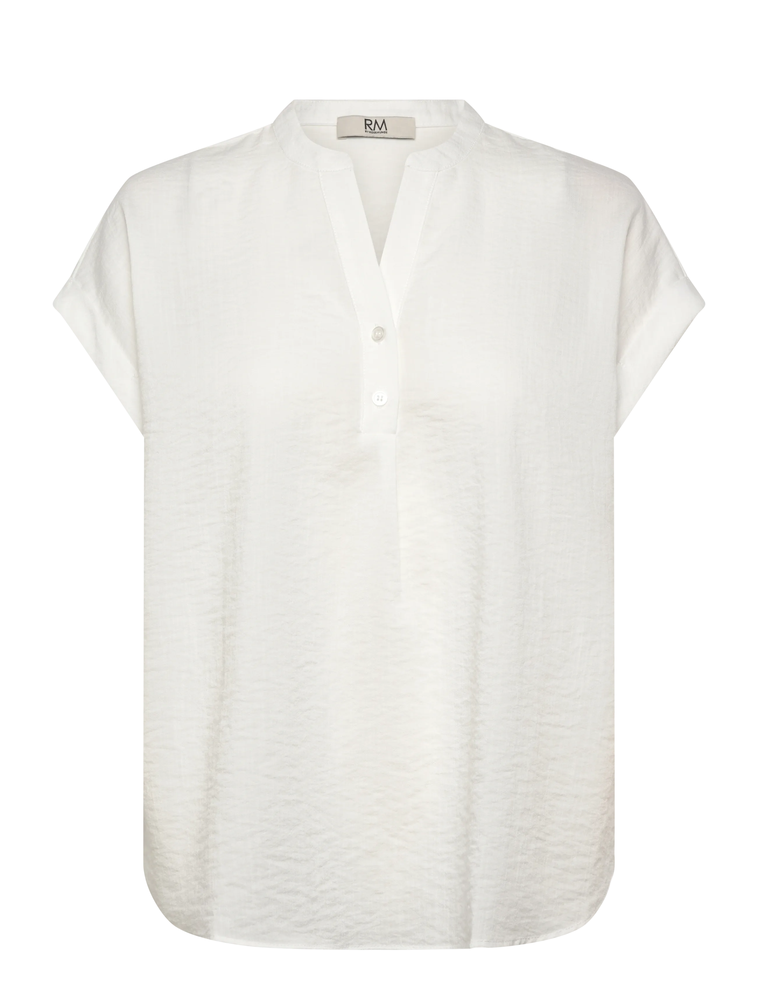 RM By Rosemunde RMWTalia SL Blouse - Bluser & Skjorter - NEW WHITE / white