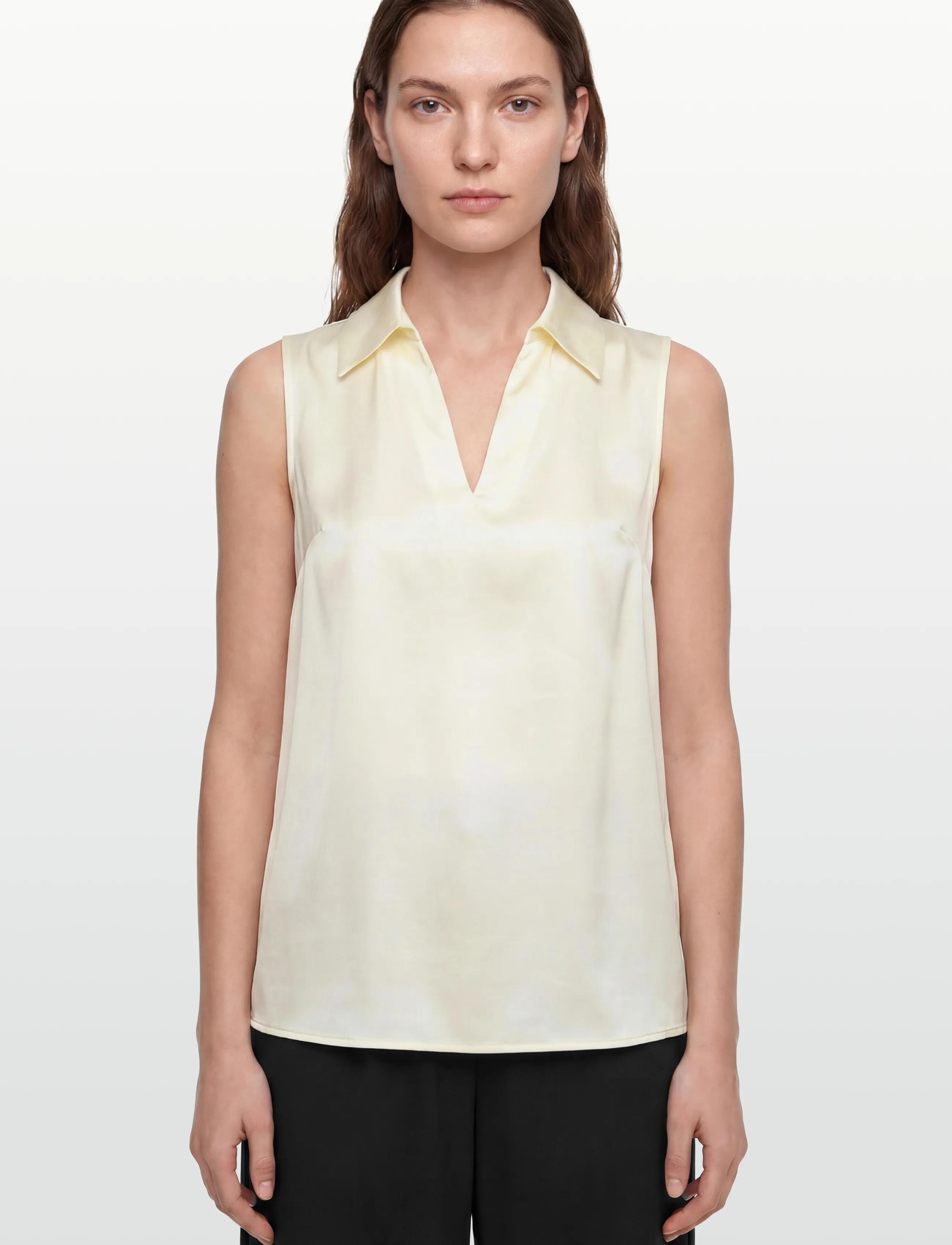 RM By Rosemunde - RMWPenelope Silk Blend SL Top - Ærmeløse bluser - ivory - 3