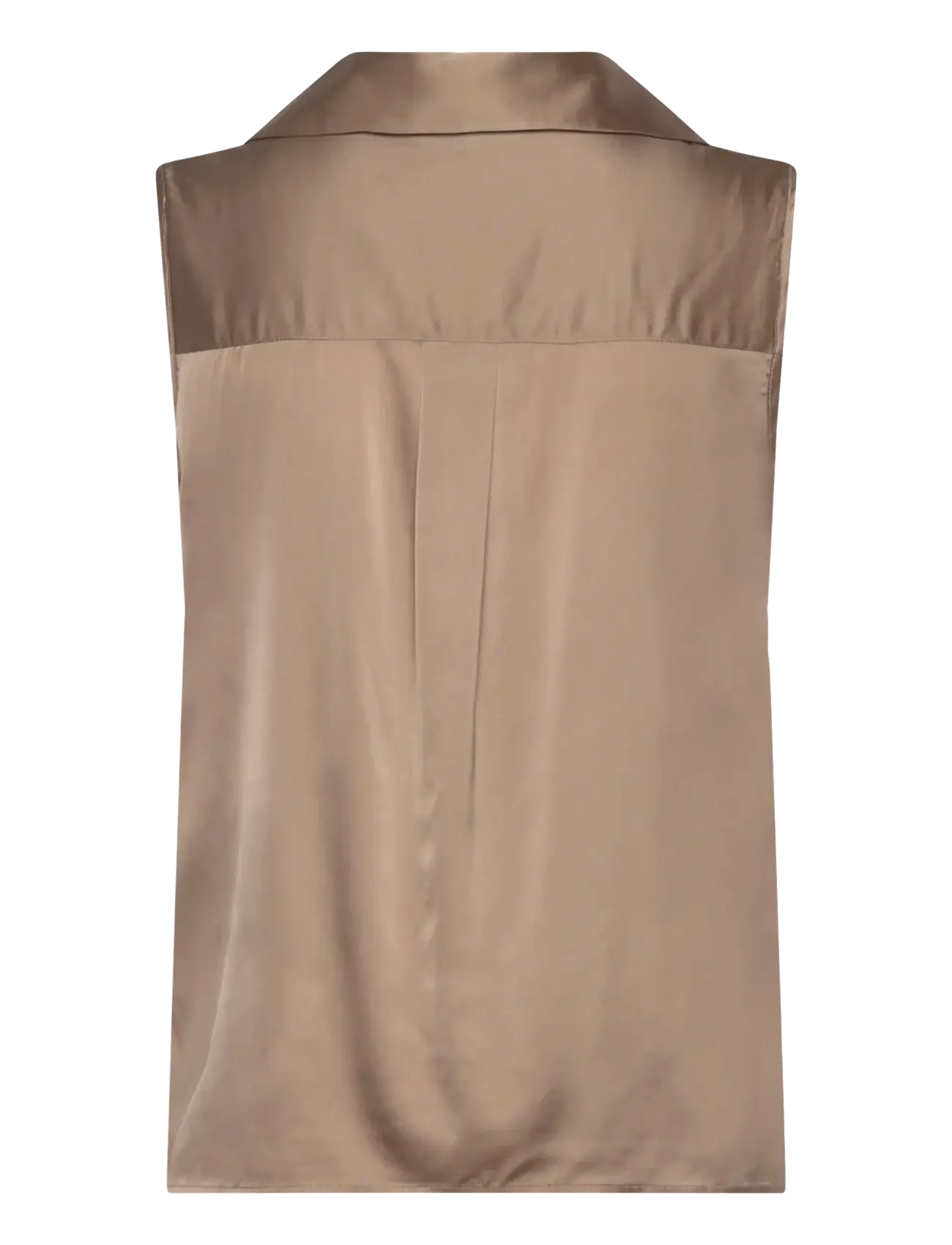 RM By Rosemunde - RMWPenelope Silk Blend SL Top - Ærmeløse bluser - mocha meringue - 2